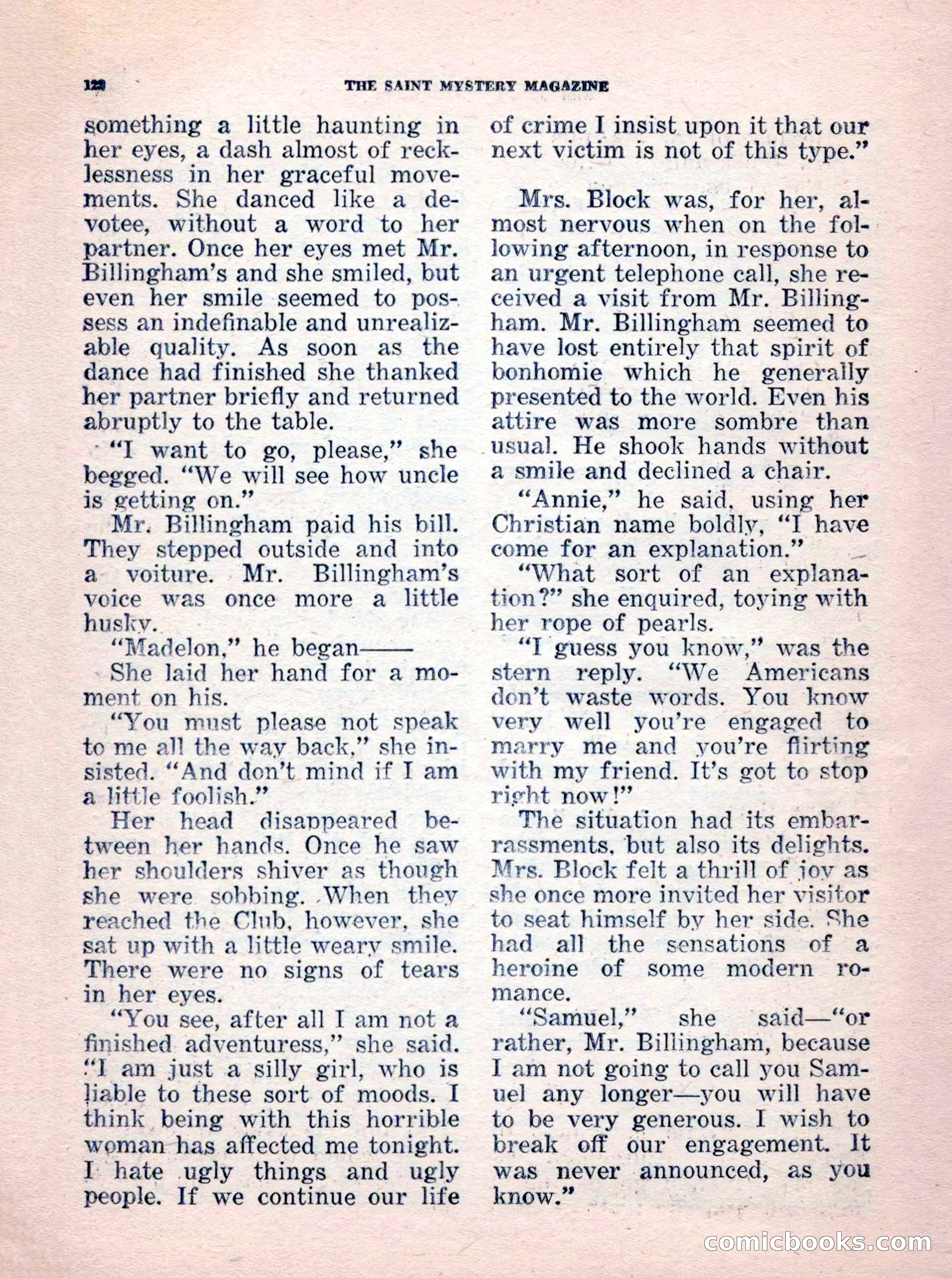 The Saint Mystery Magazine, No. 35 — page 124 of 132