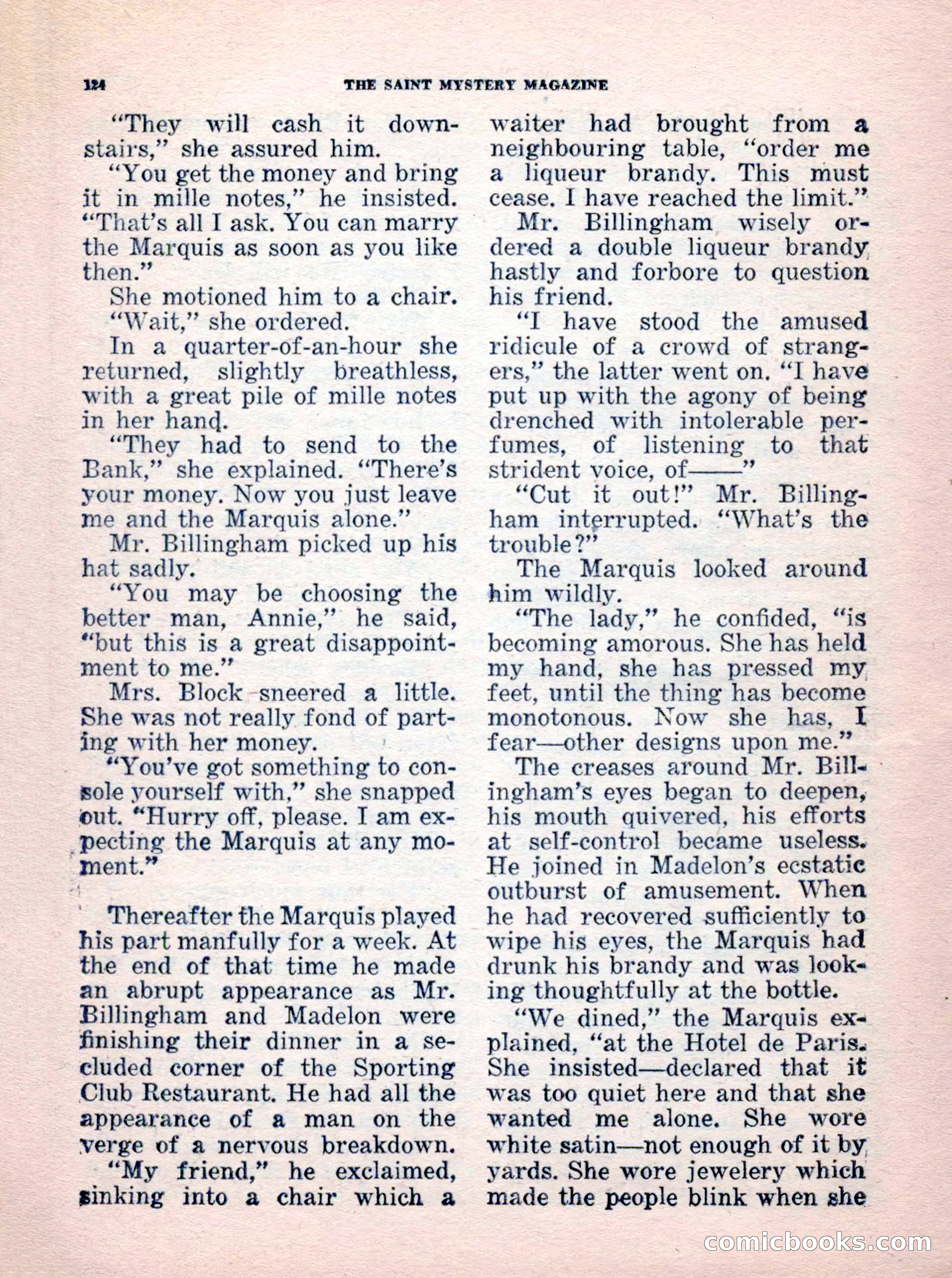 The Saint Mystery Magazine, No. 35 — page 126 of 132