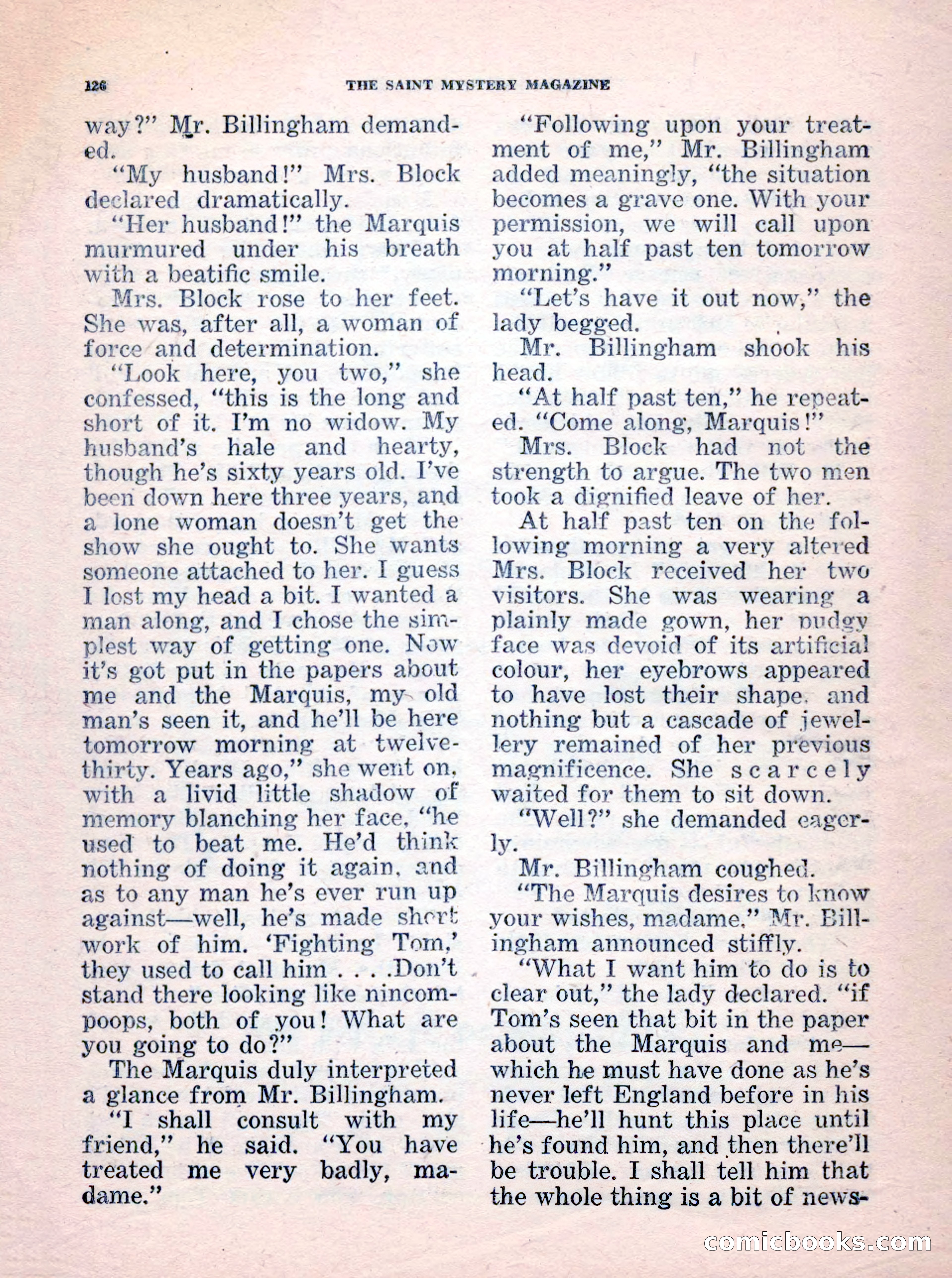 The Saint Mystery Magazine, No. 35 — page 128 of 132
