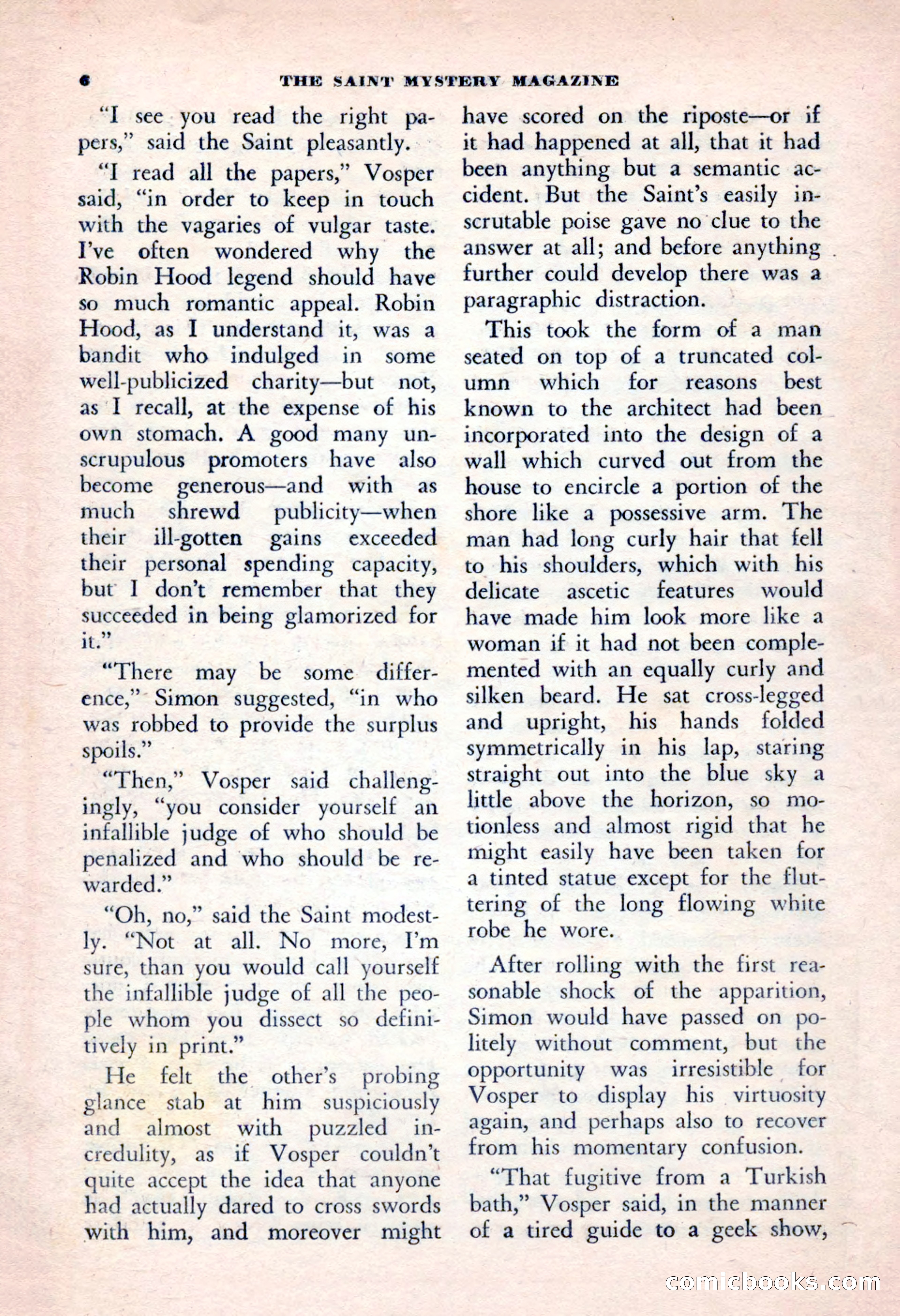 The Saint Mystery Magazine, January 1963 — page 8 of 132