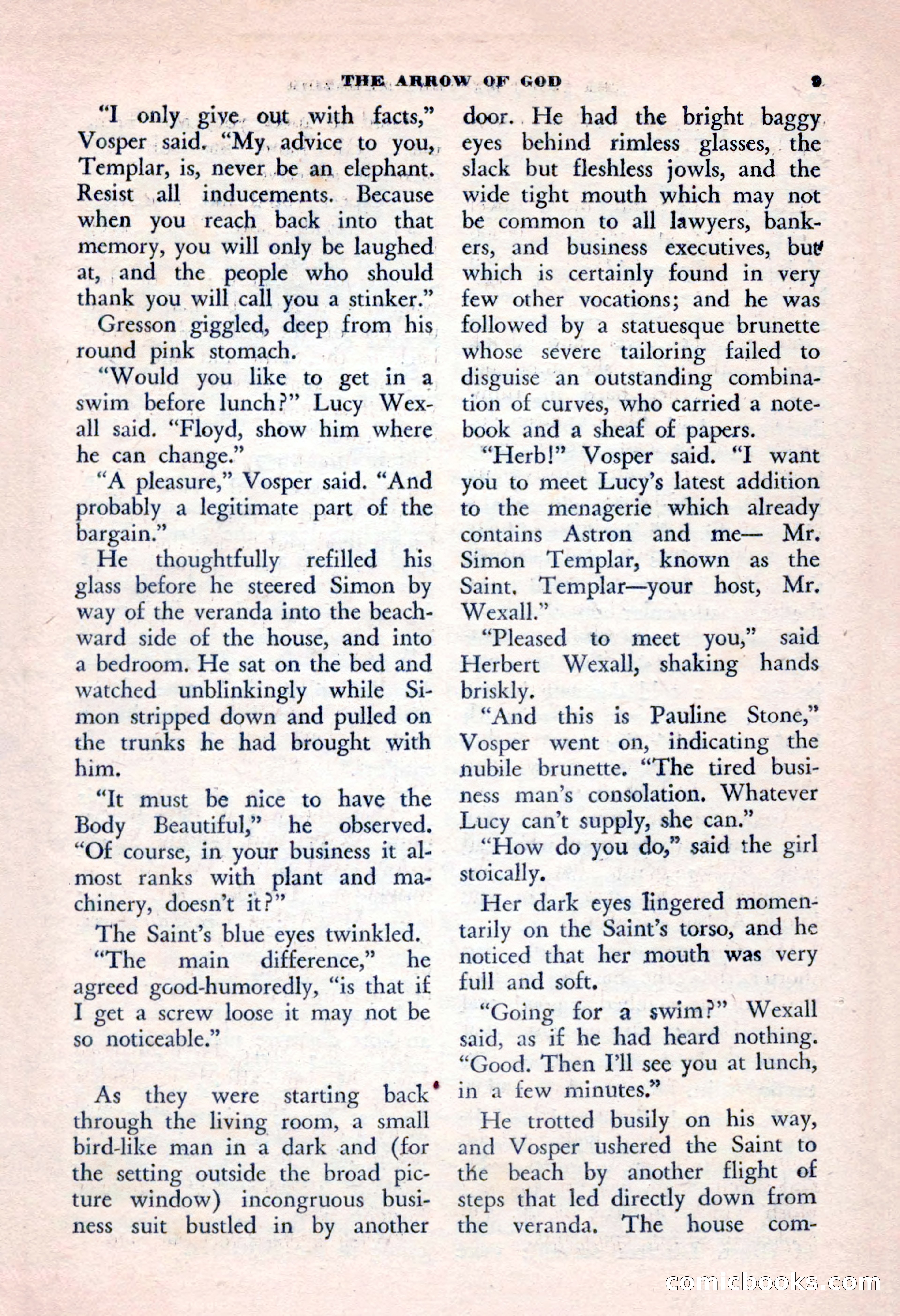 The Saint Mystery Magazine, January 1963 — page 11 of 132