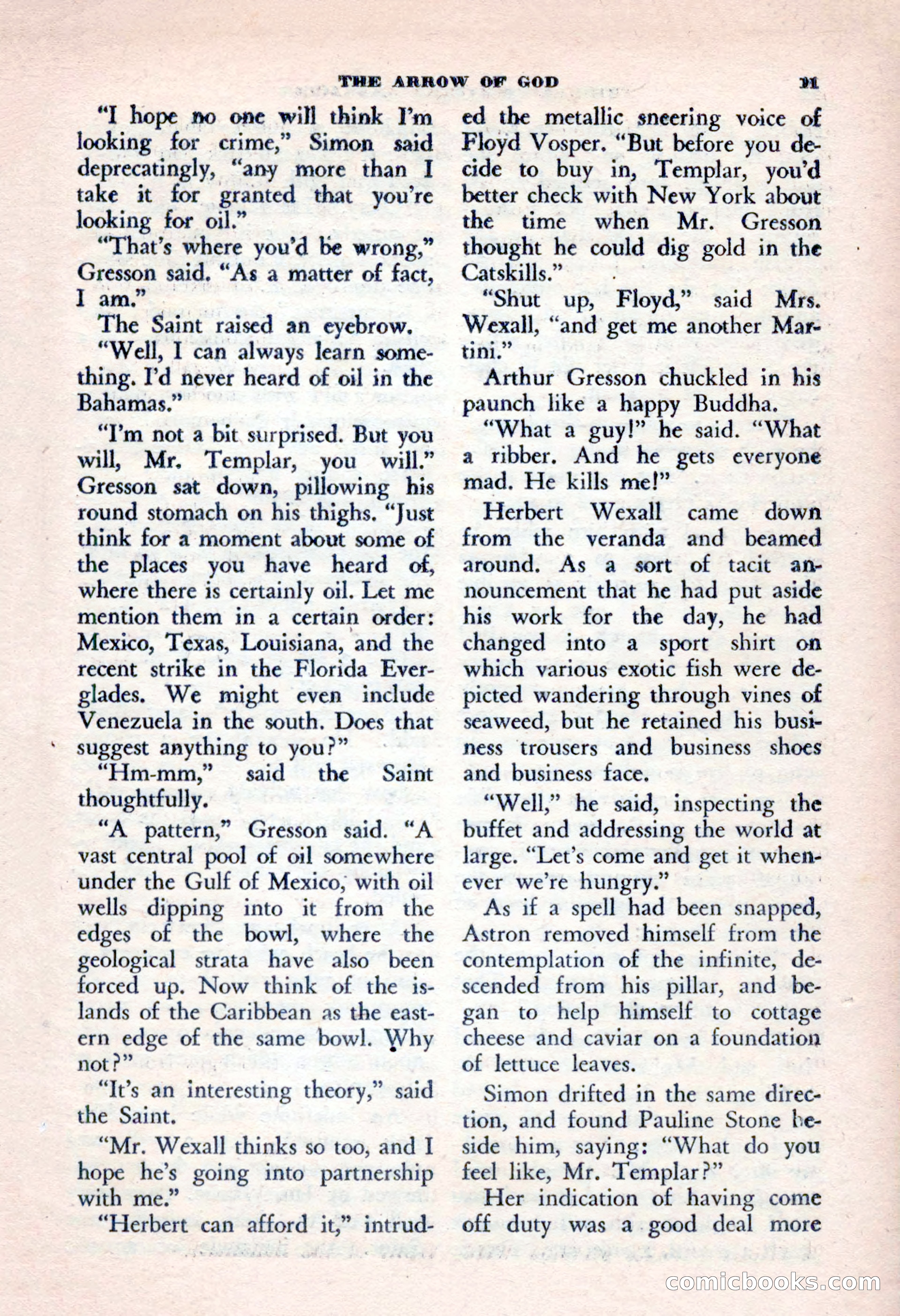 The Saint Mystery Magazine, January 1963 — page 13 of 132
