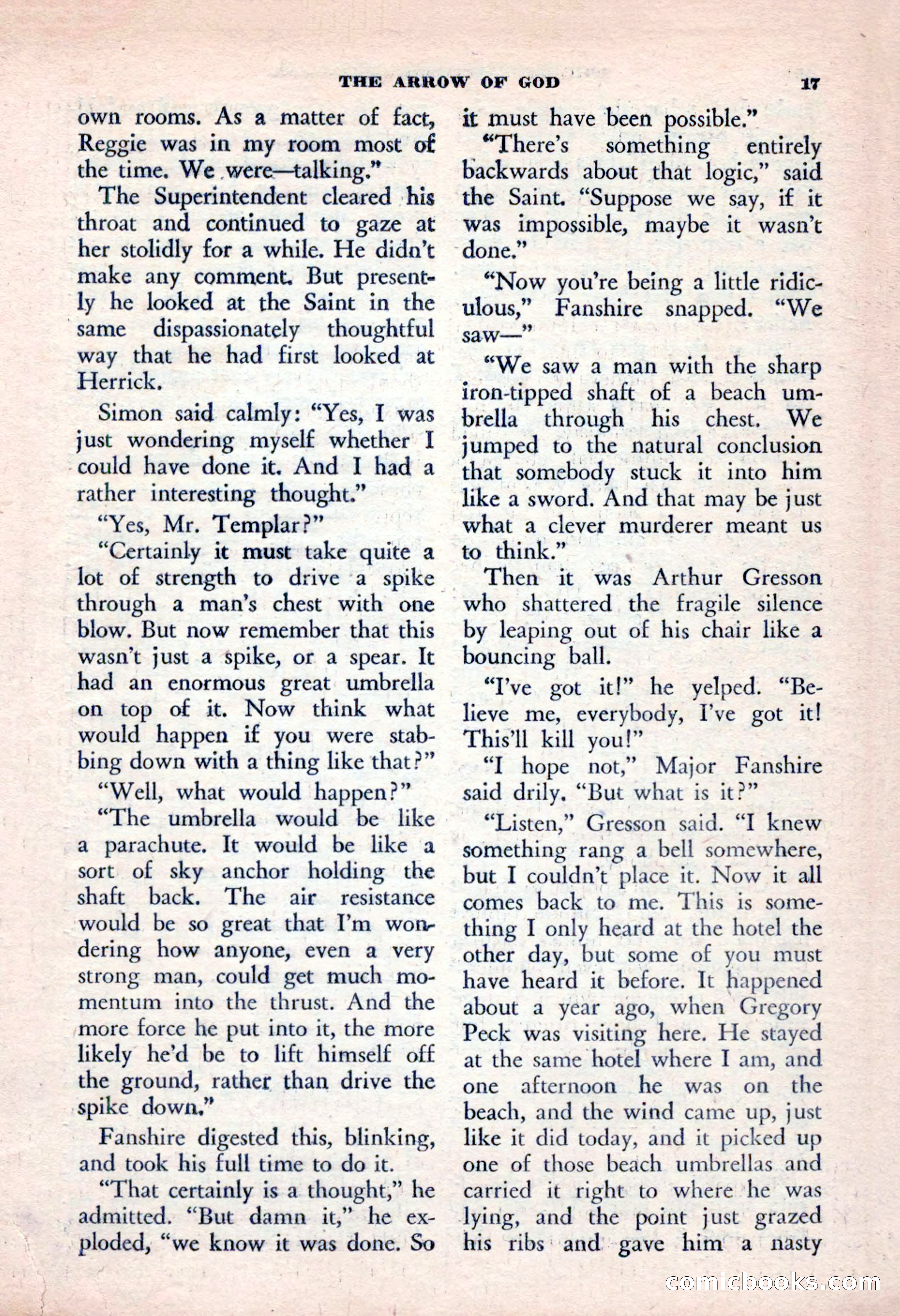 The Saint Mystery Magazine, January 1963 — page 19 of 132
