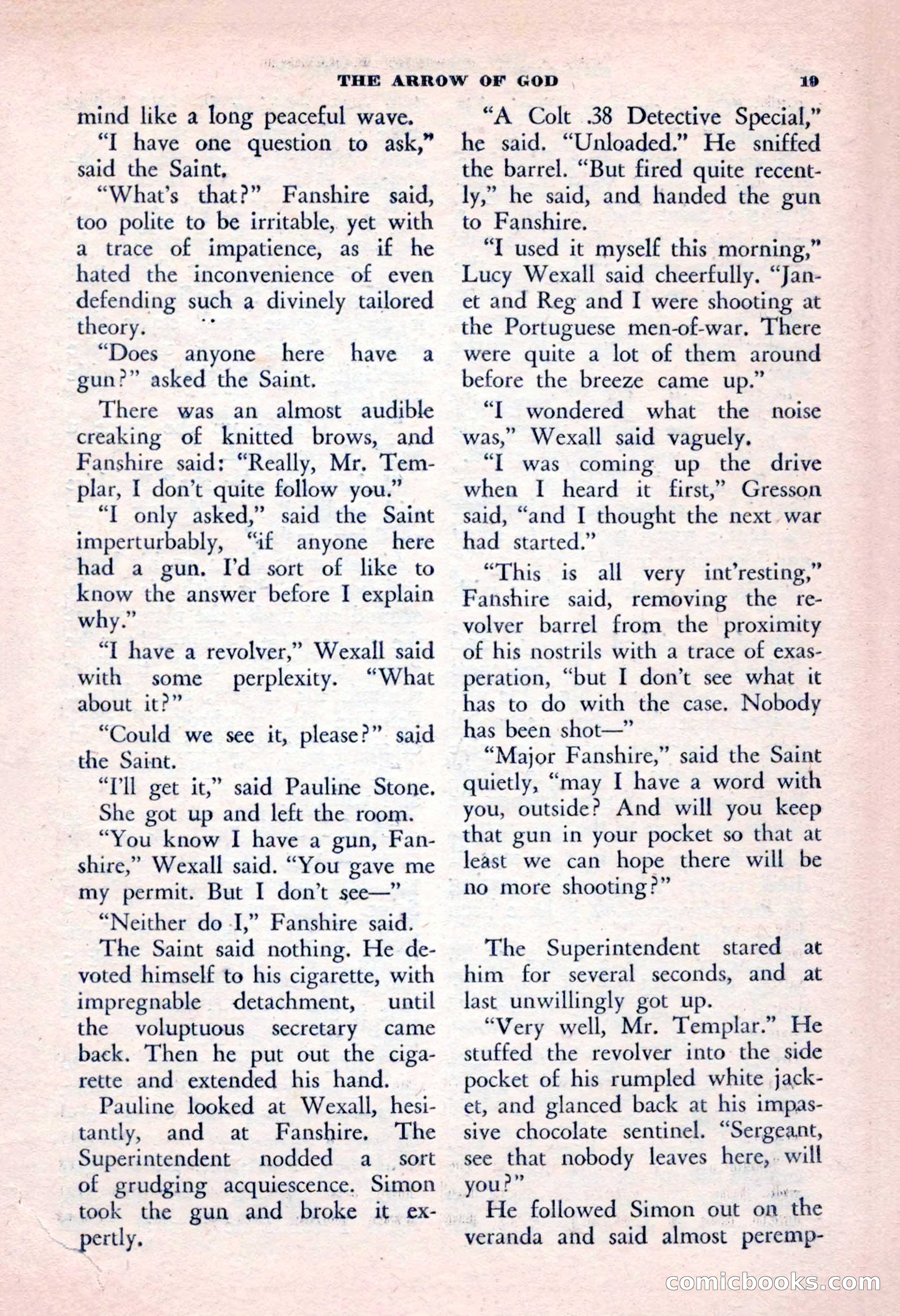 The Saint Mystery Magazine, January 1963 — page 21 of 132
