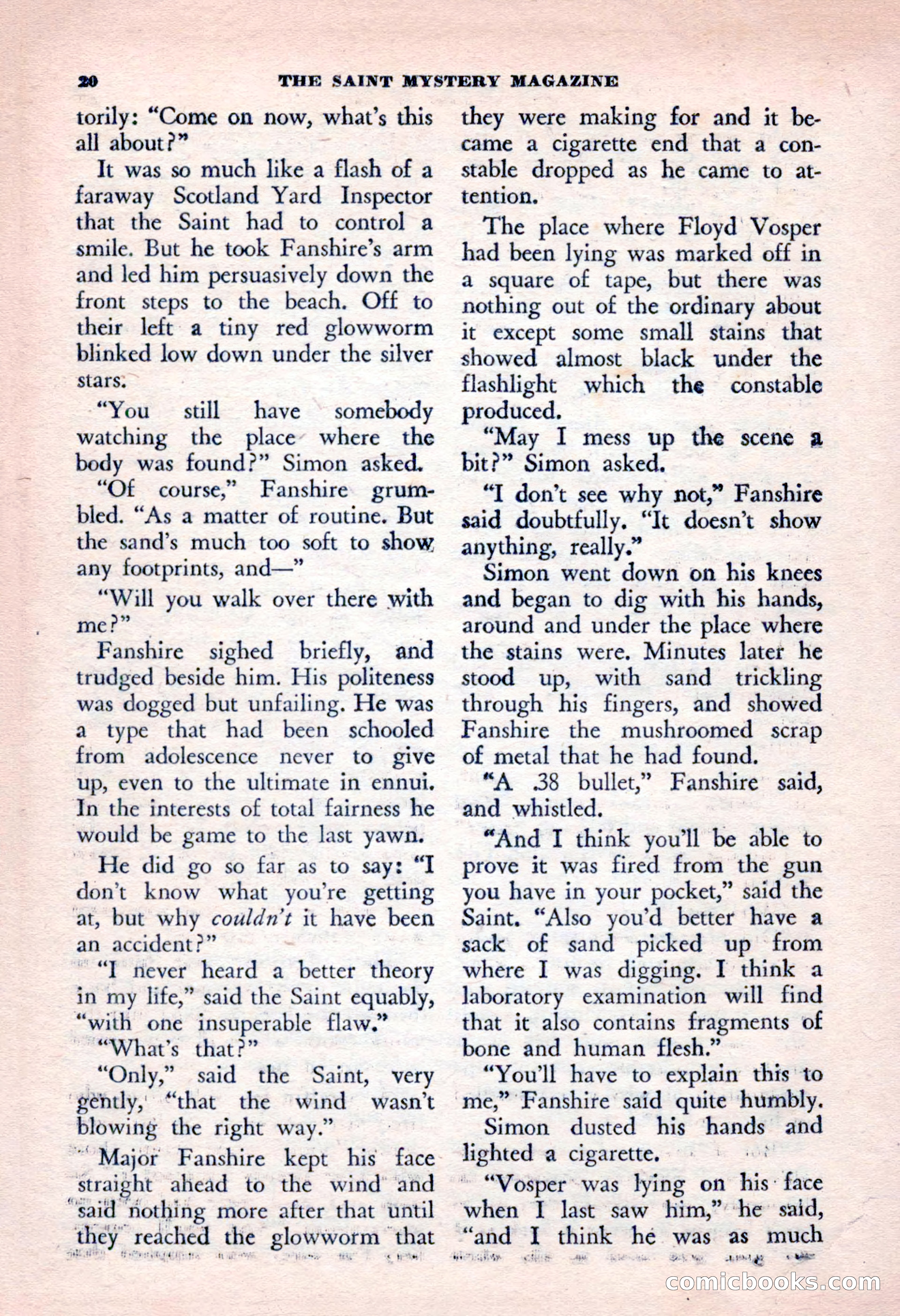 The Saint Mystery Magazine, January 1963 — page 22 of 132