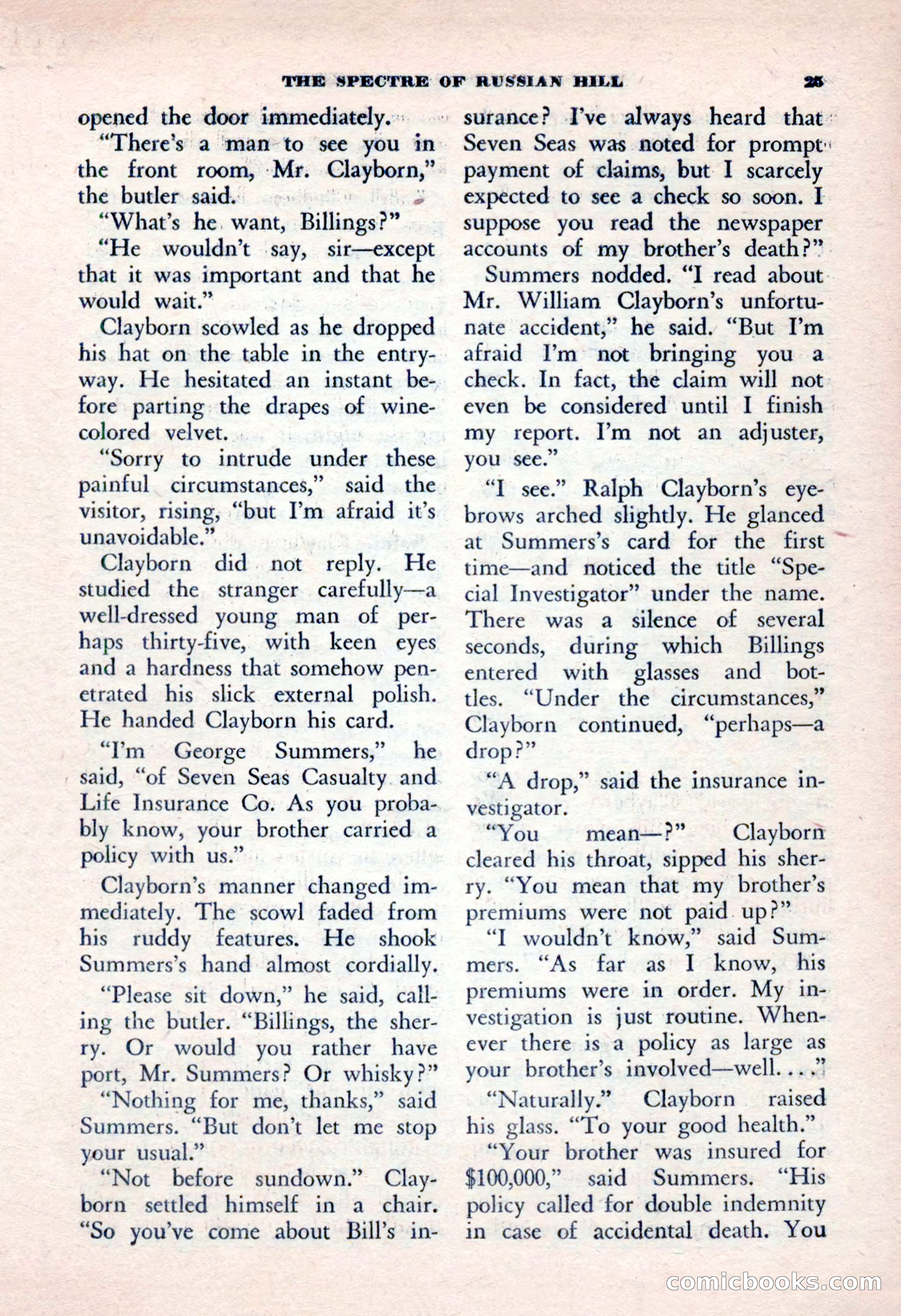 The Saint Mystery Magazine, January 1963 — page 27 of 132