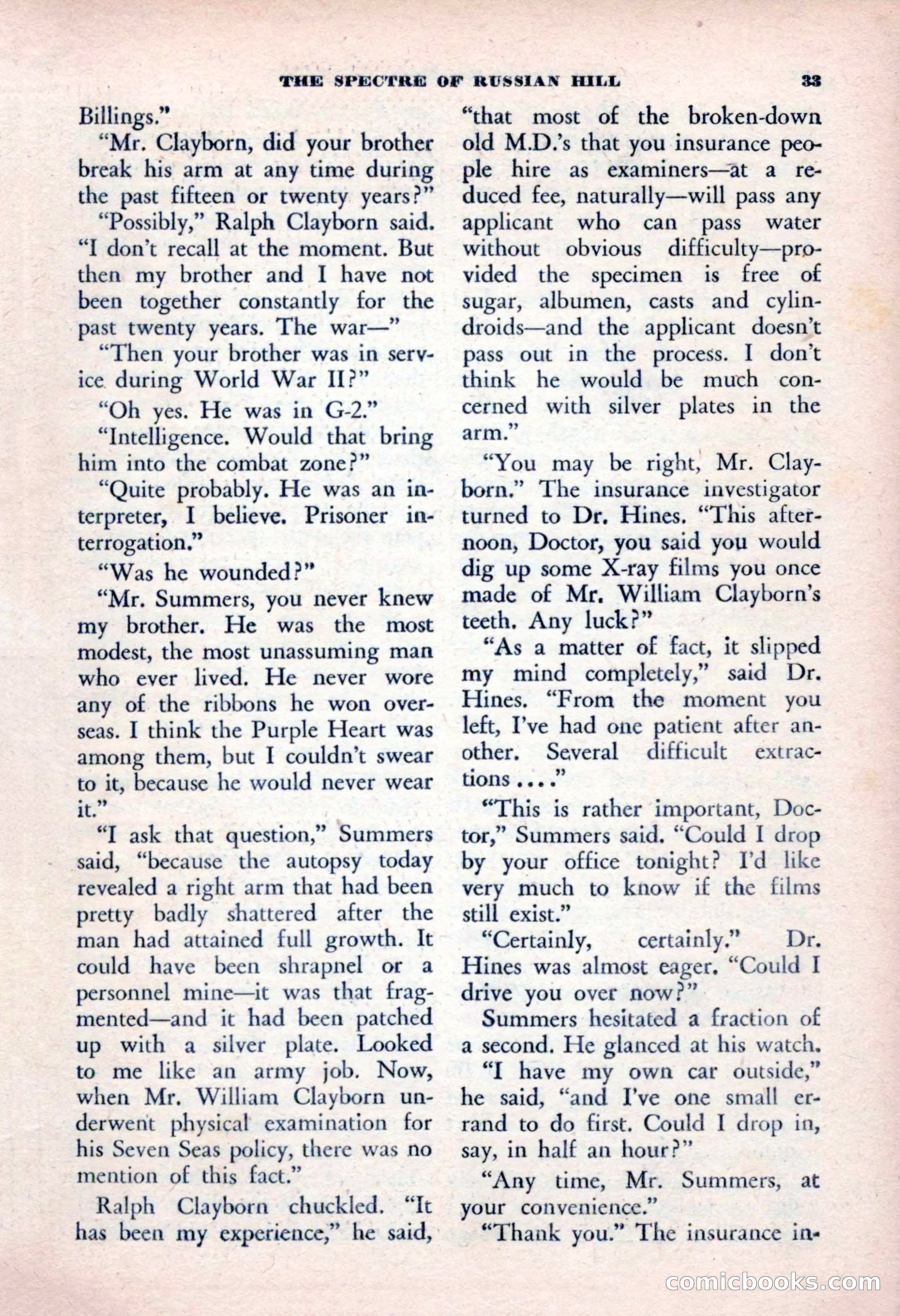 The Saint Mystery Magazine, January 1963 — page 35 of 132