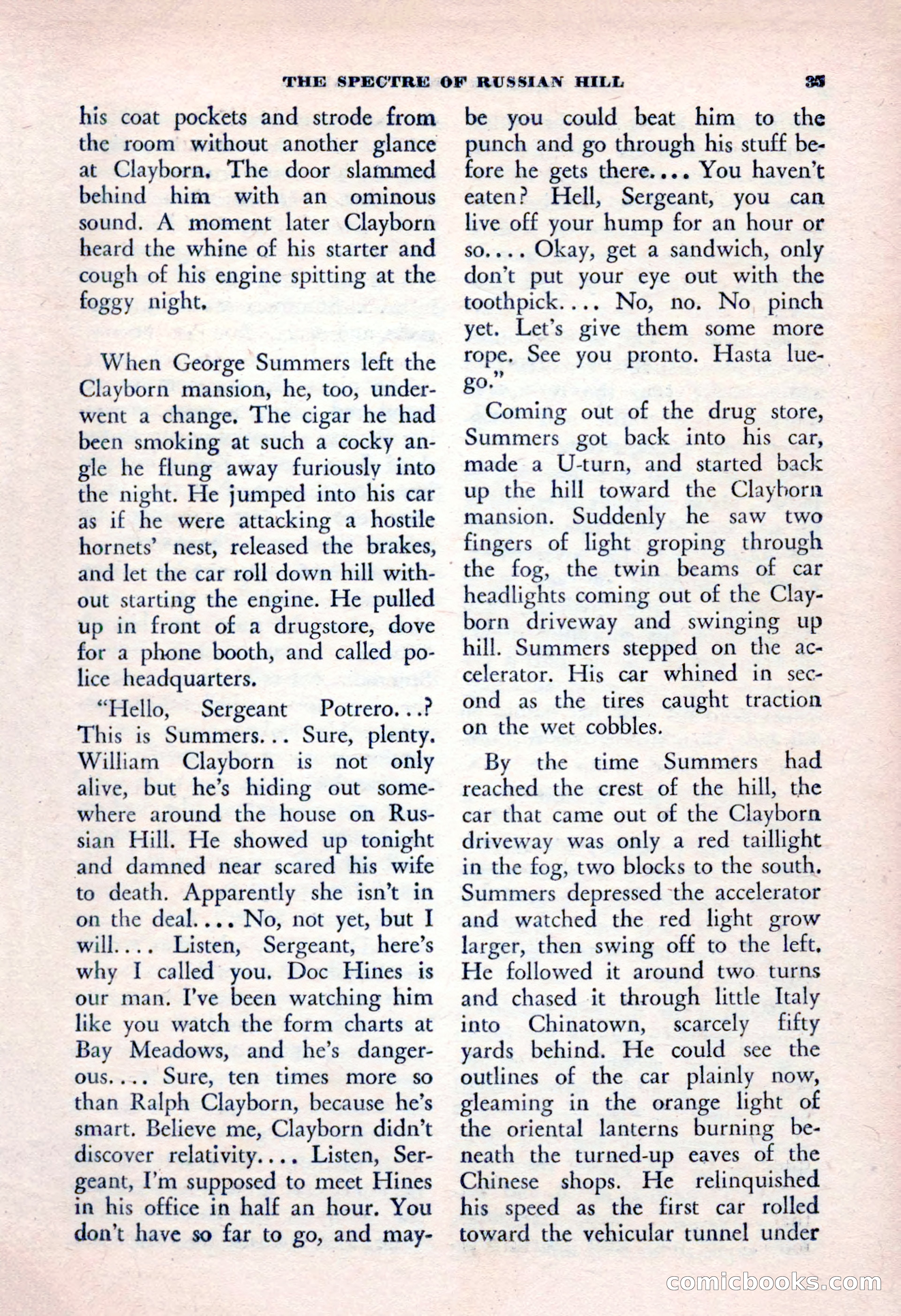 The Saint Mystery Magazine, January 1963 — page 37 of 132