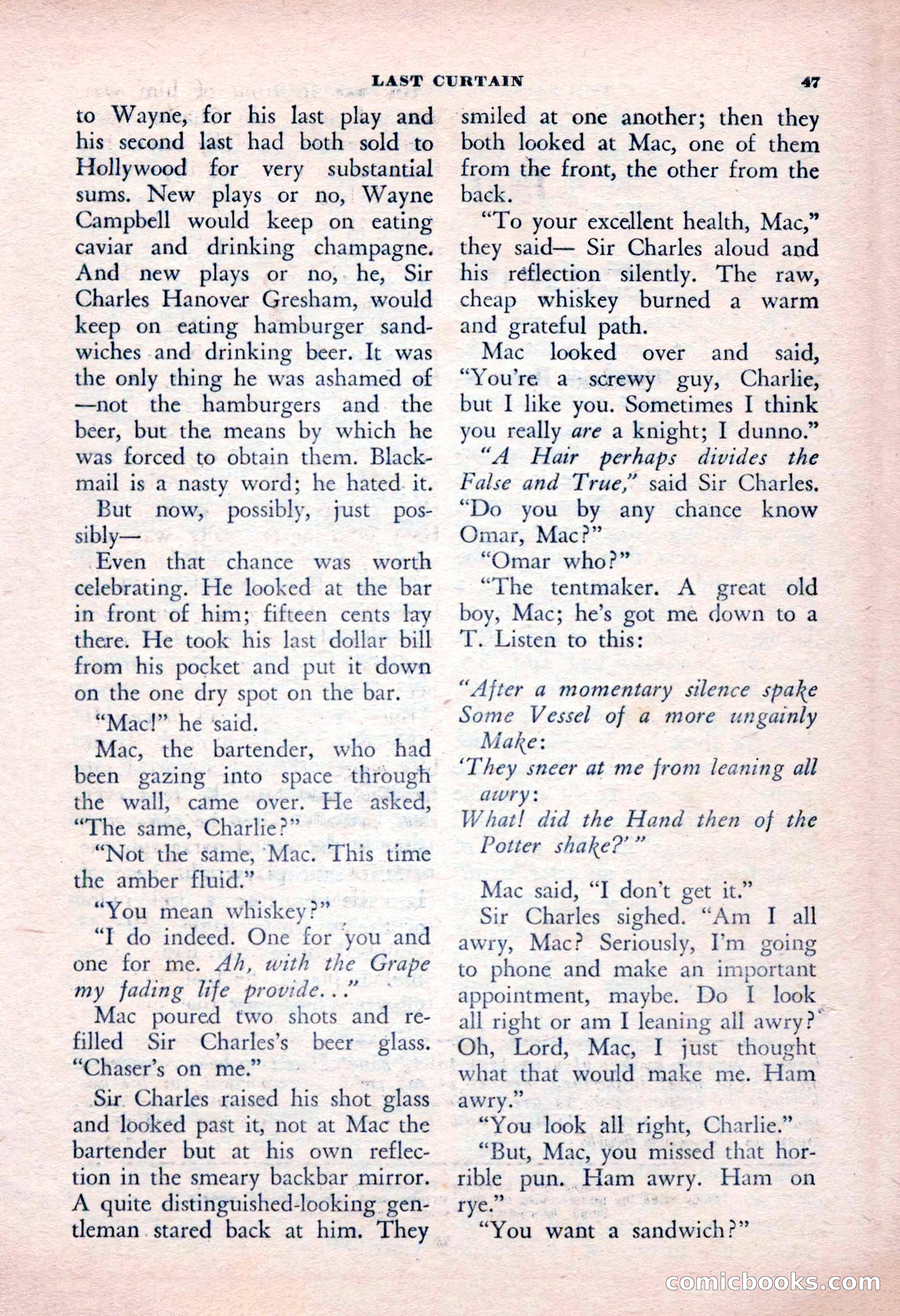 The Saint Mystery Magazine, January 1963 — page 49 of 132