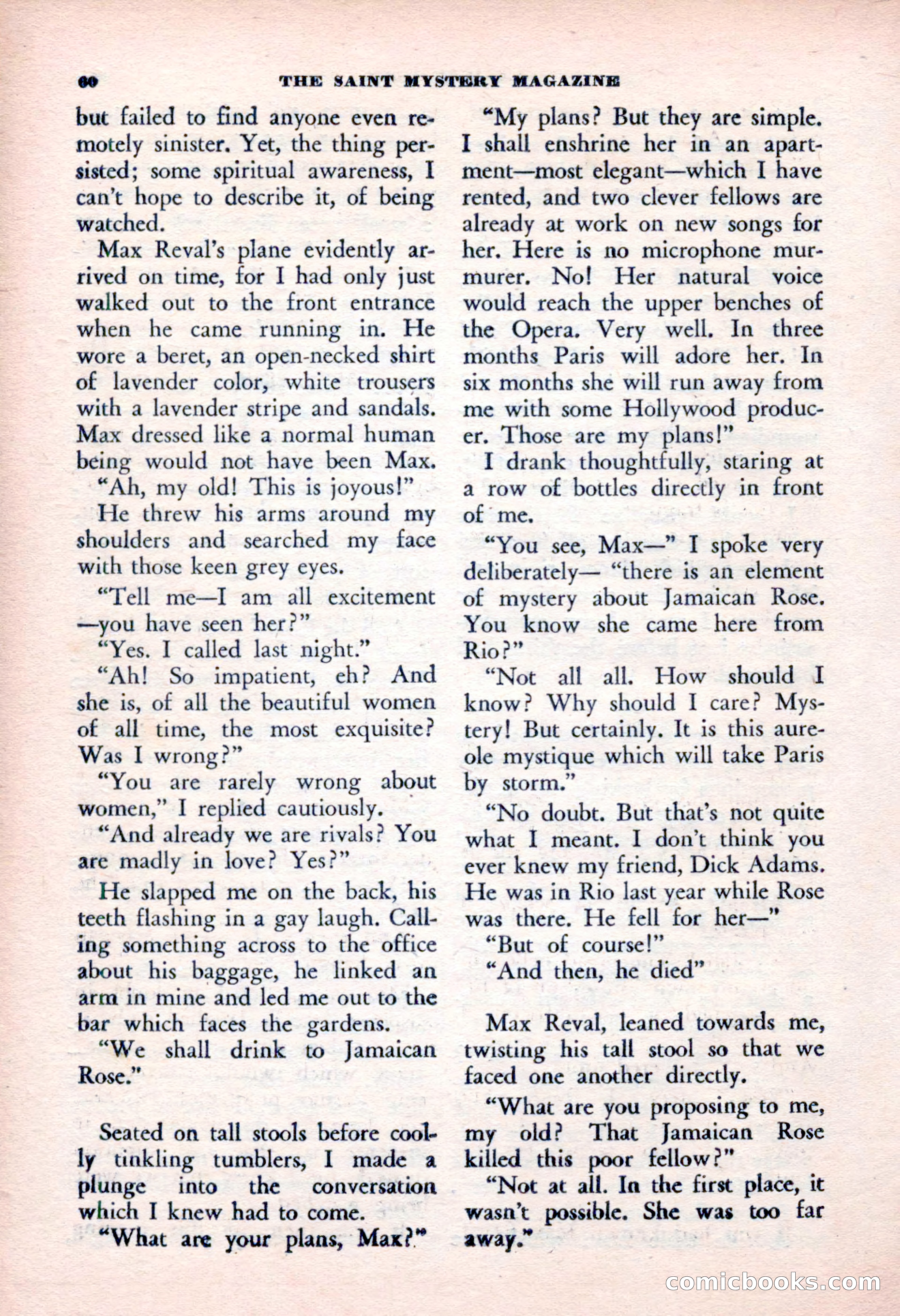 The Saint Mystery Magazine, January 1963 — page 62 of 132