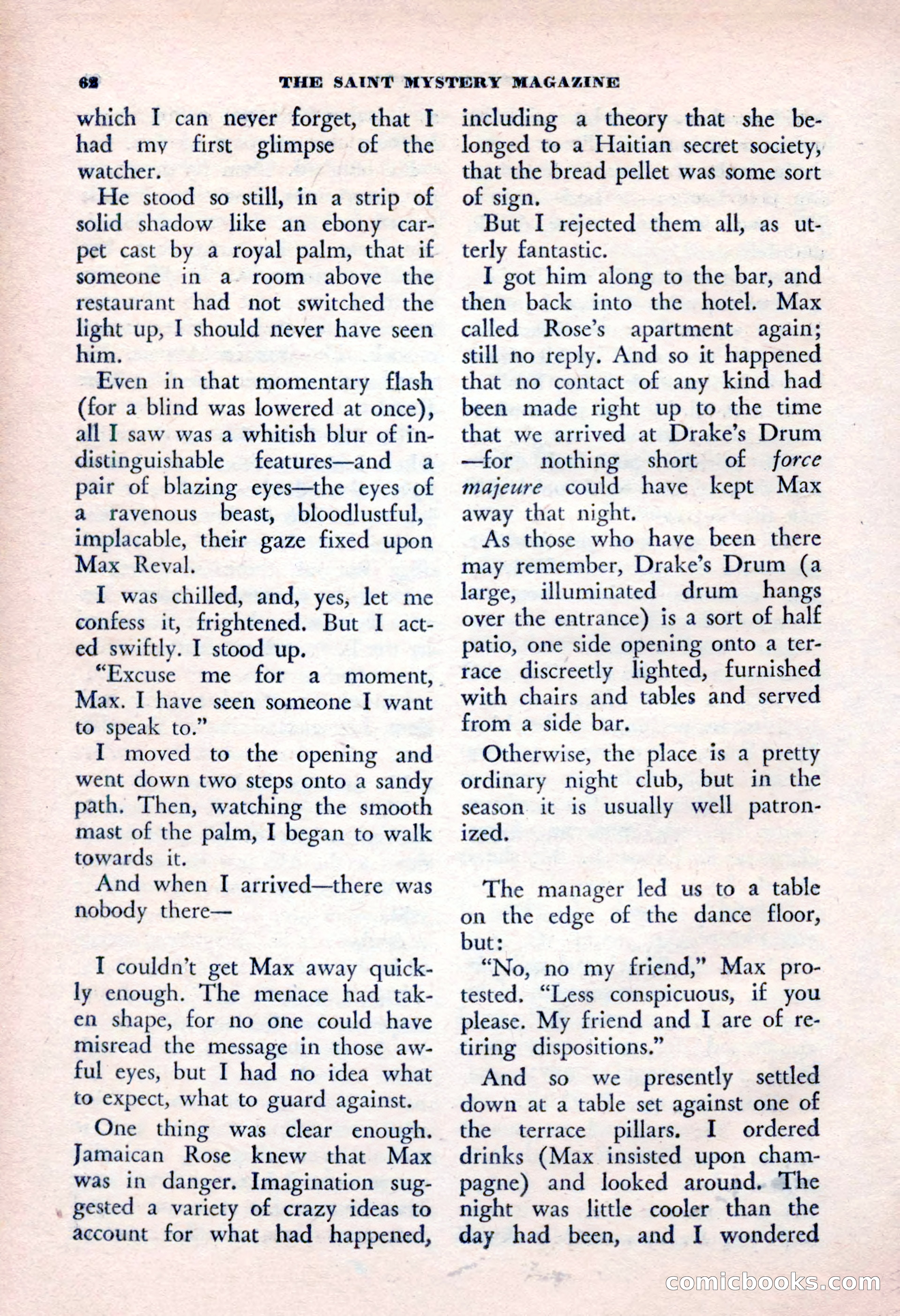 The Saint Mystery Magazine, January 1963 — page 64 of 132