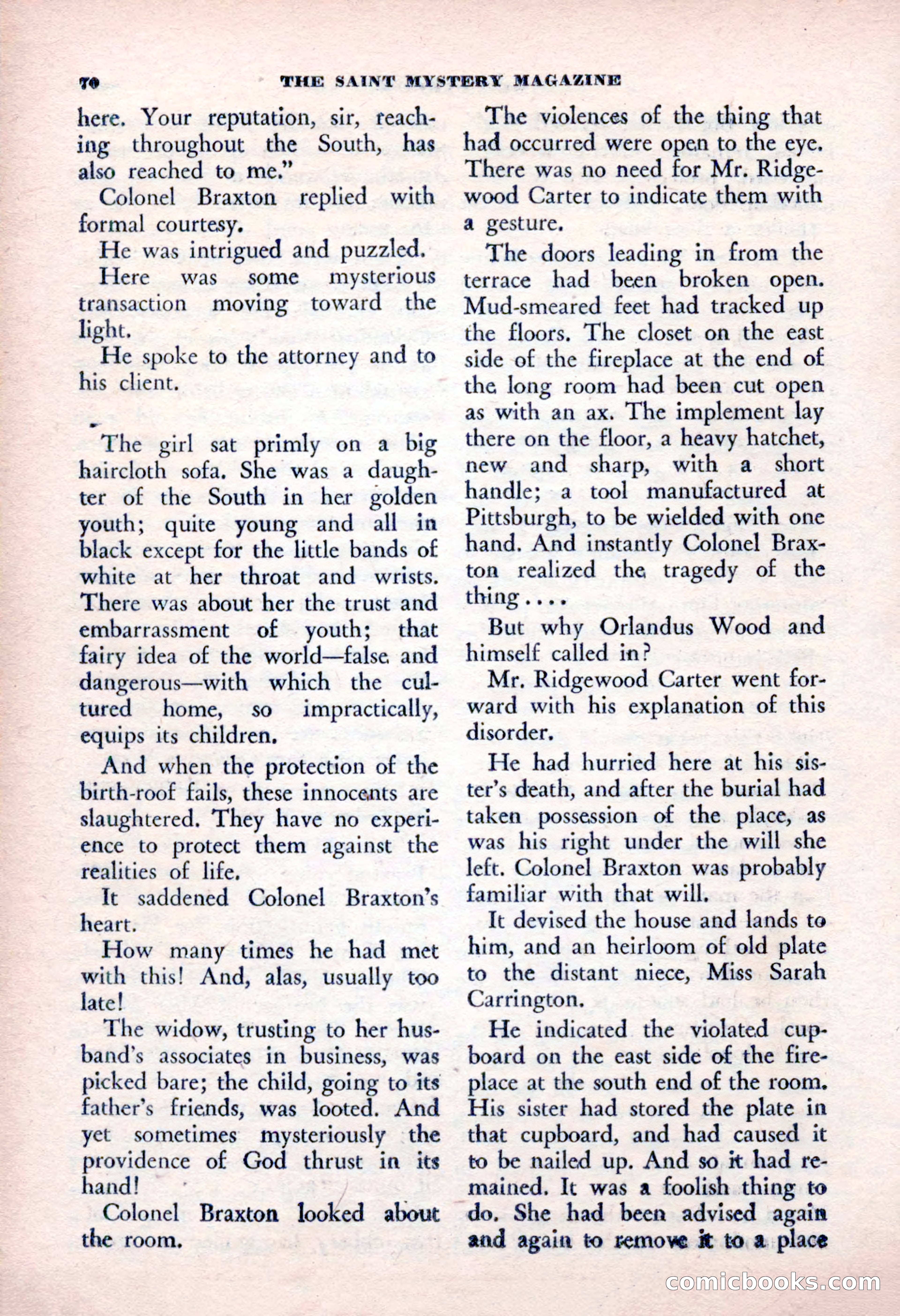The Saint Mystery Magazine, January 1963 — page 72 of 132