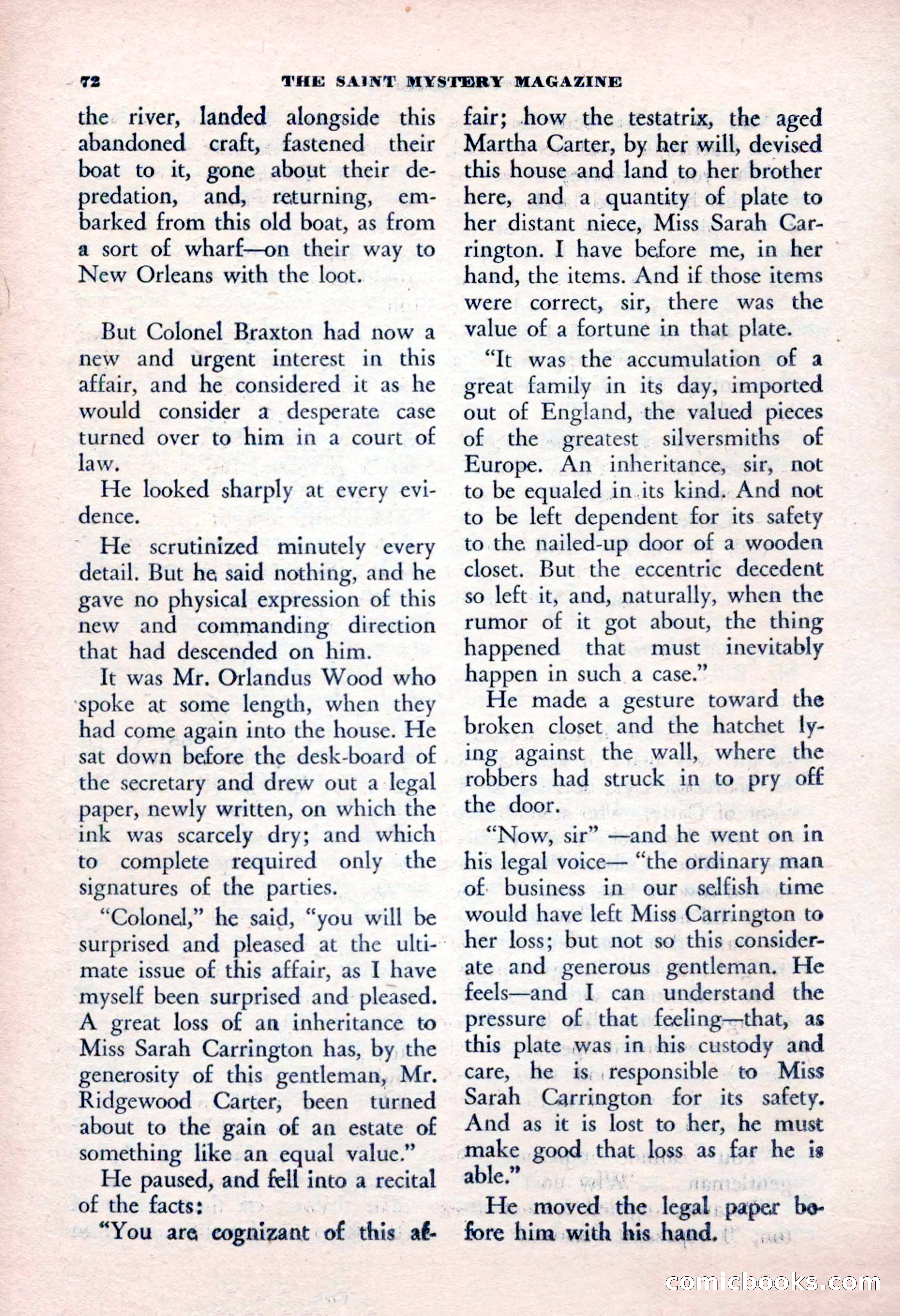 The Saint Mystery Magazine, January 1963 — page 74 of 132