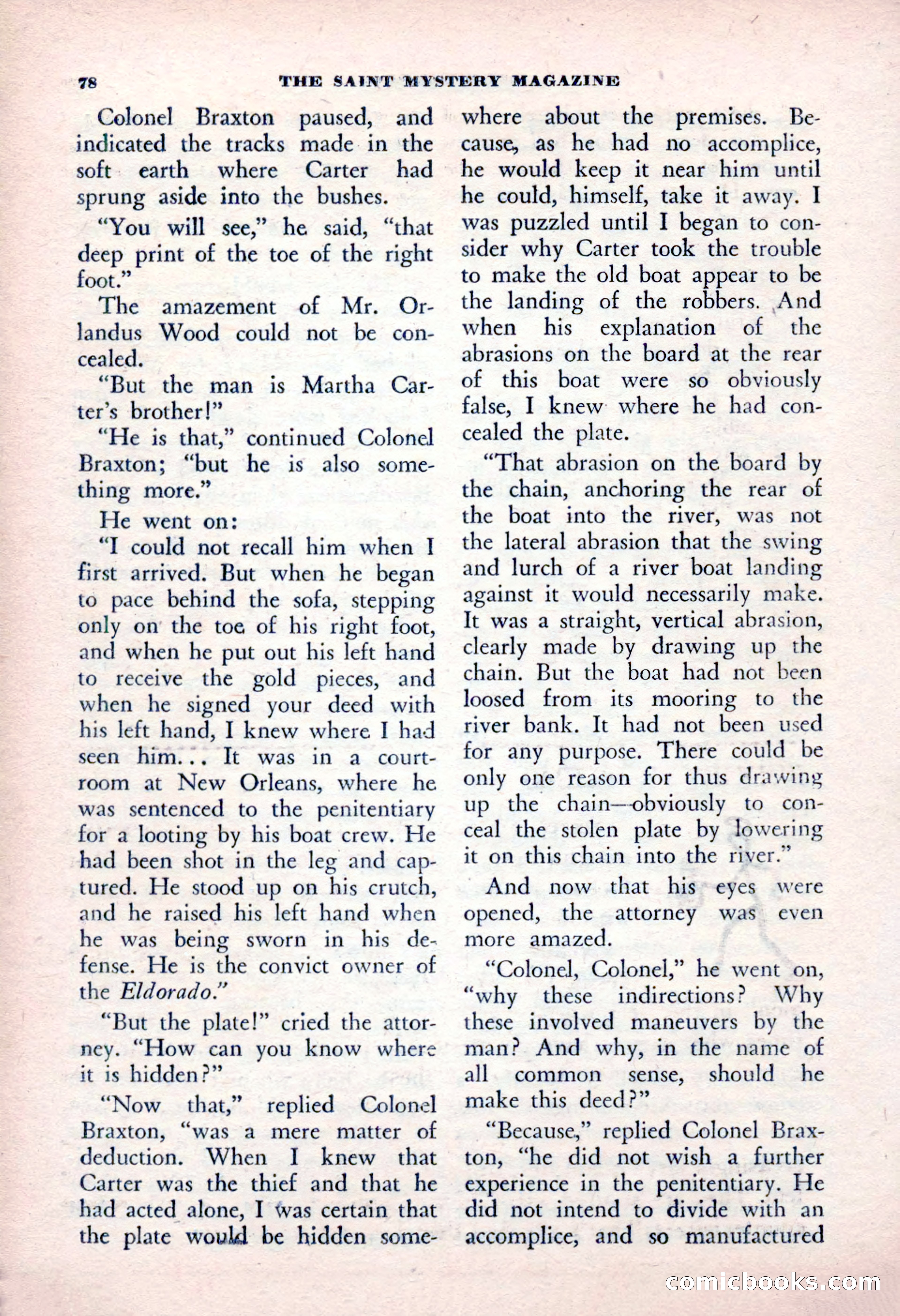 The Saint Mystery Magazine, January 1963 — page 80 of 132