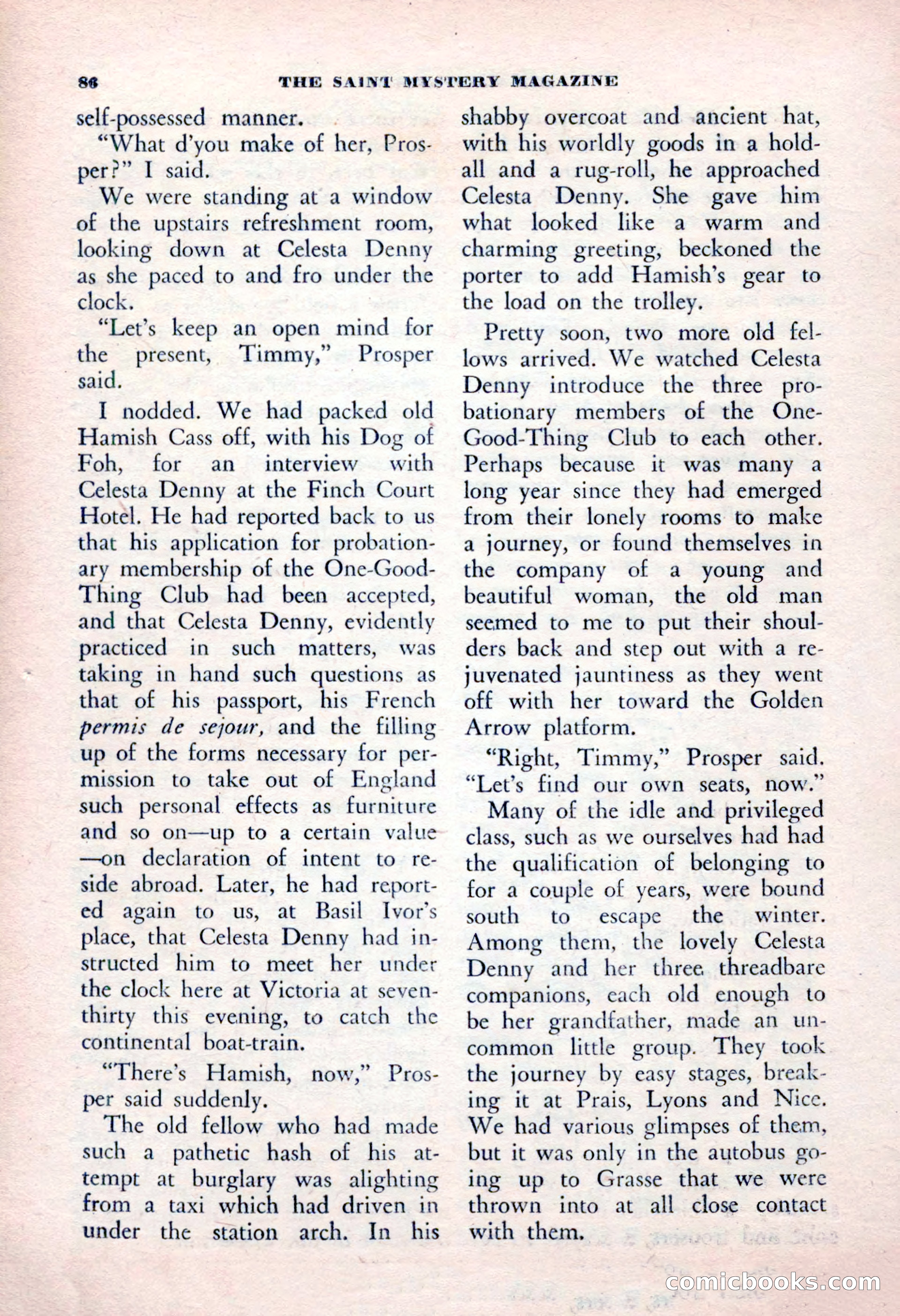 The Saint Mystery Magazine, January 1963 — page 88 of 132