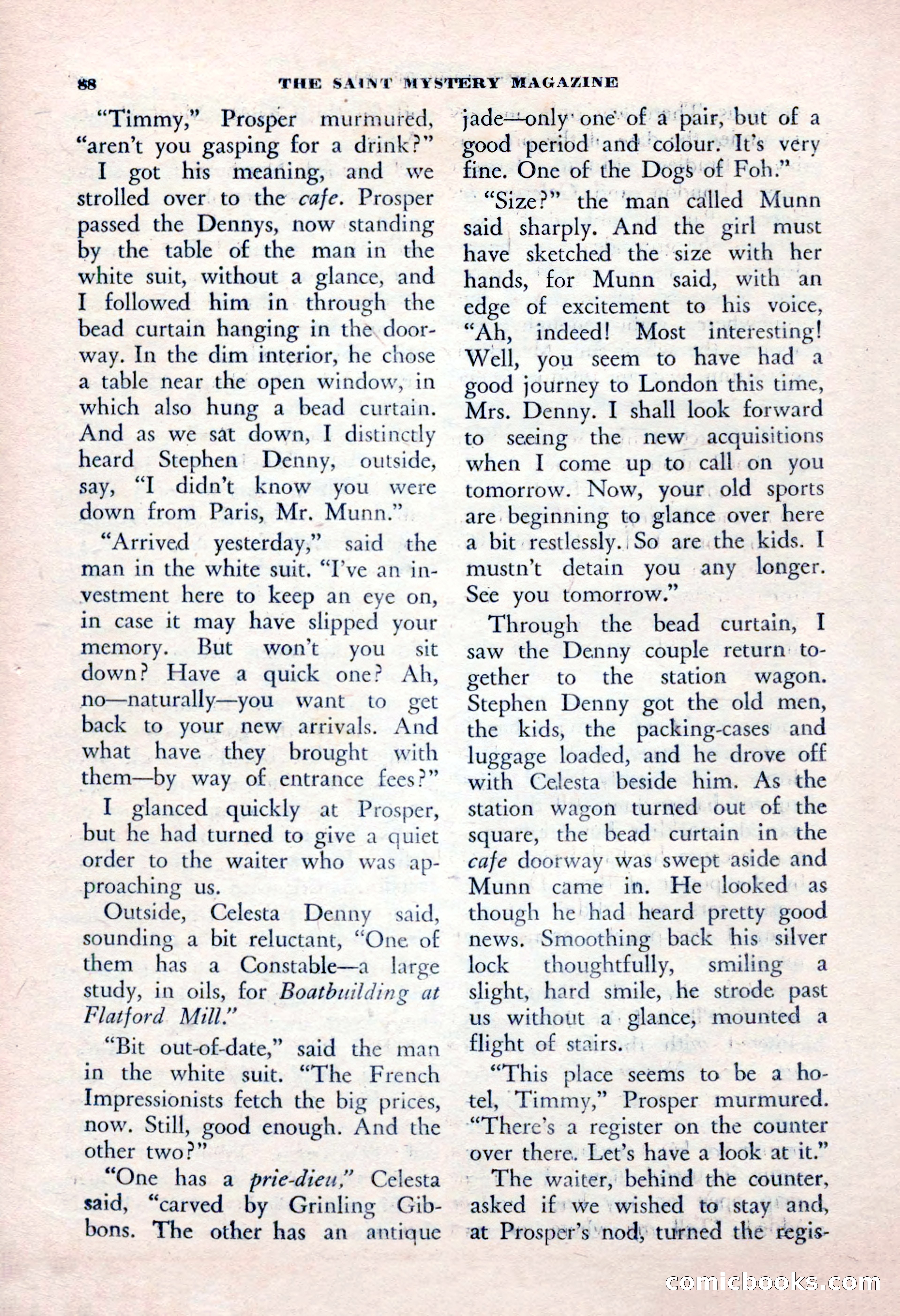 The Saint Mystery Magazine, January 1963 — page 90 of 132
