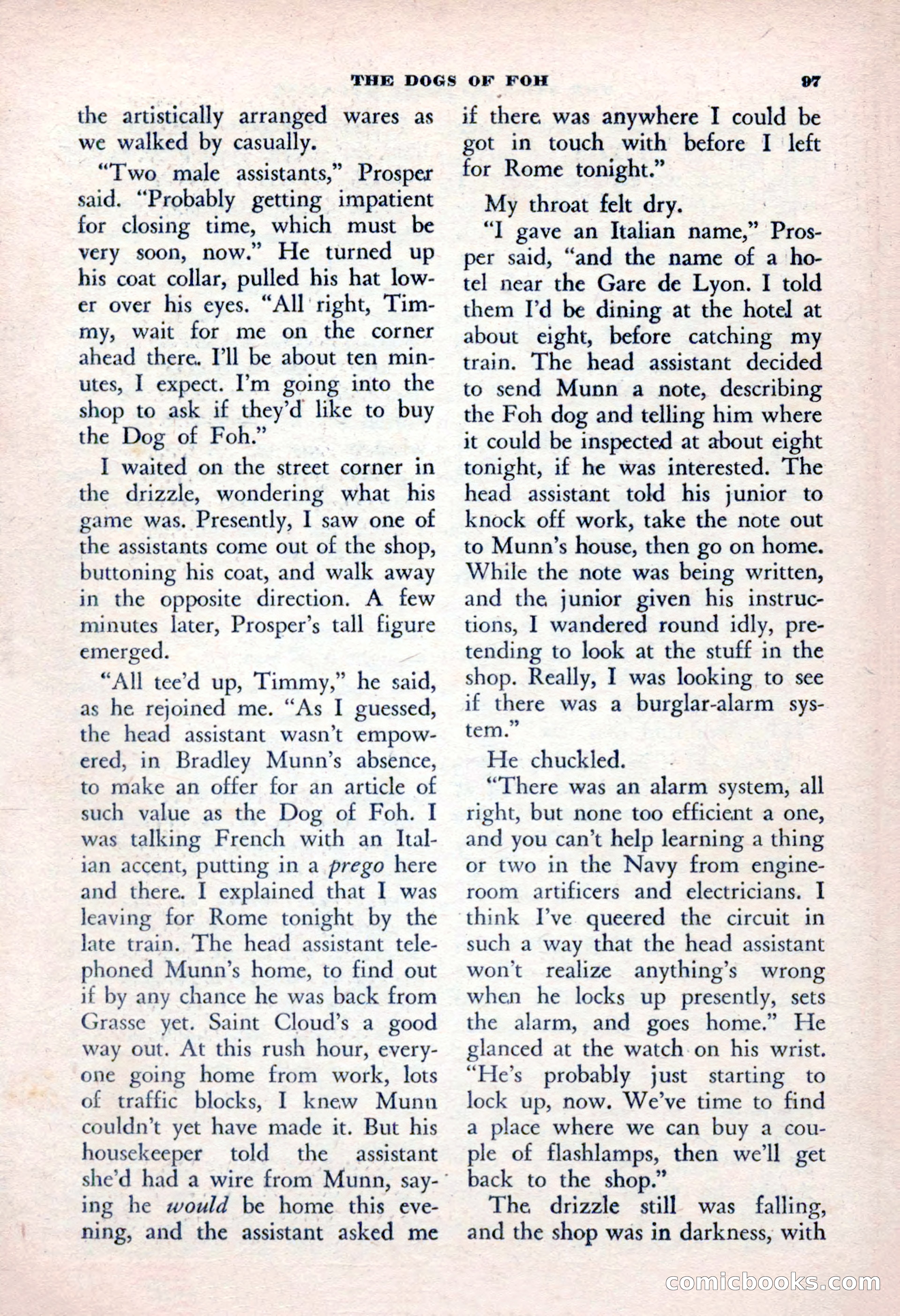 The Saint Mystery Magazine, January 1963 — page 99 of 132