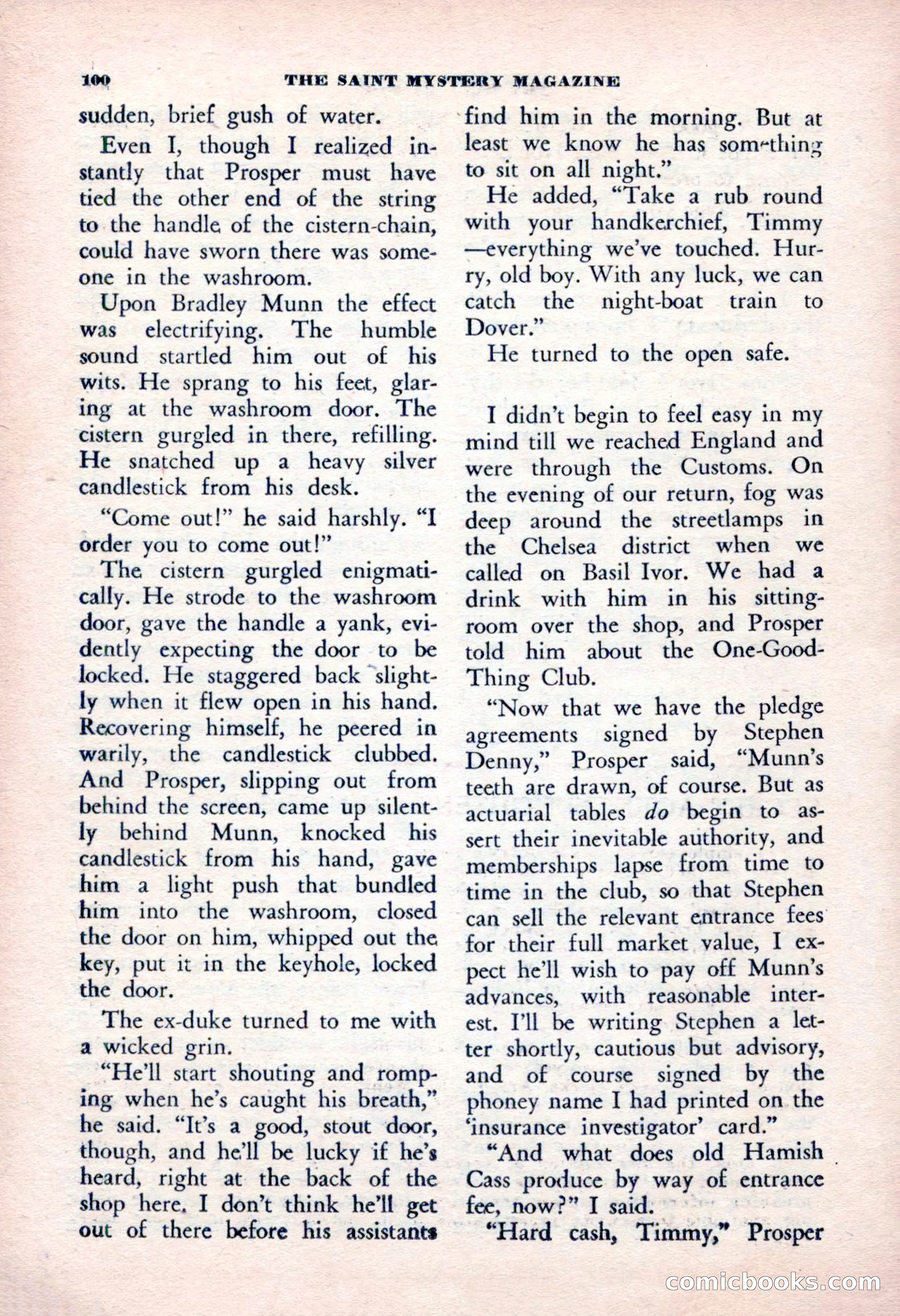 The Saint Mystery Magazine, January 1963 — page 102 of 132