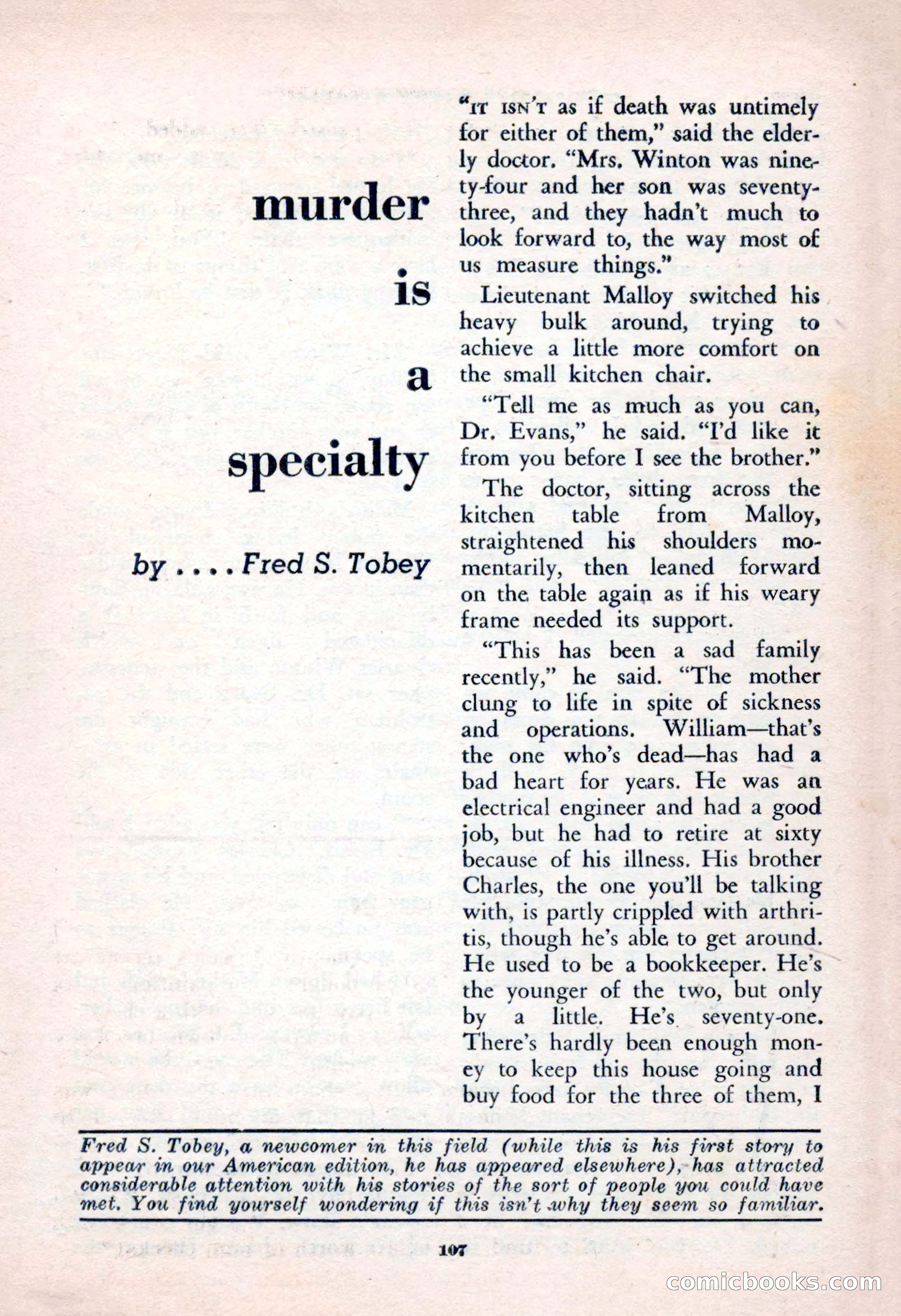 The Saint Mystery Magazine, January 1963 — page 109 of 132