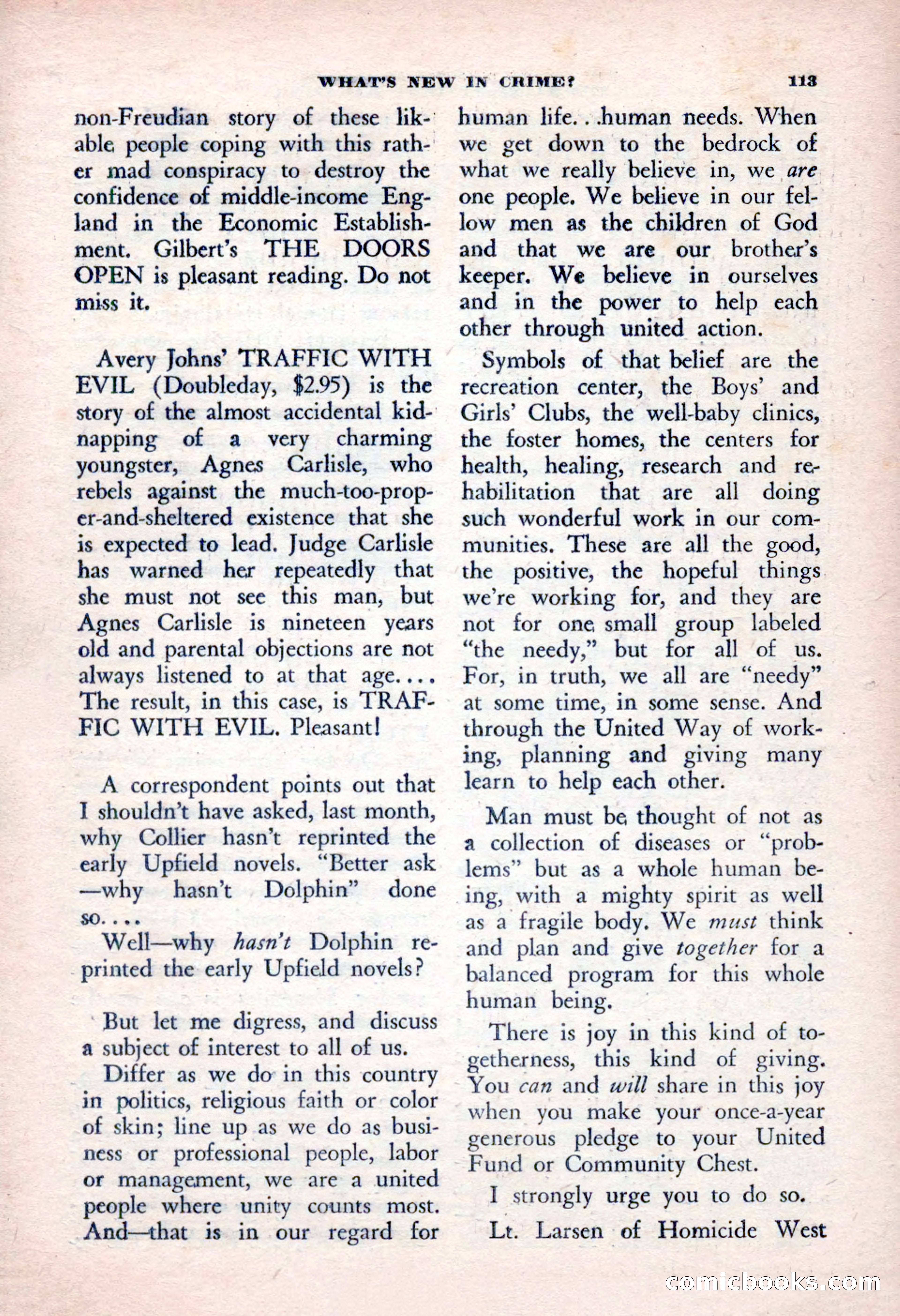 The Saint Mystery Magazine, January 1963 — page 115 of 132