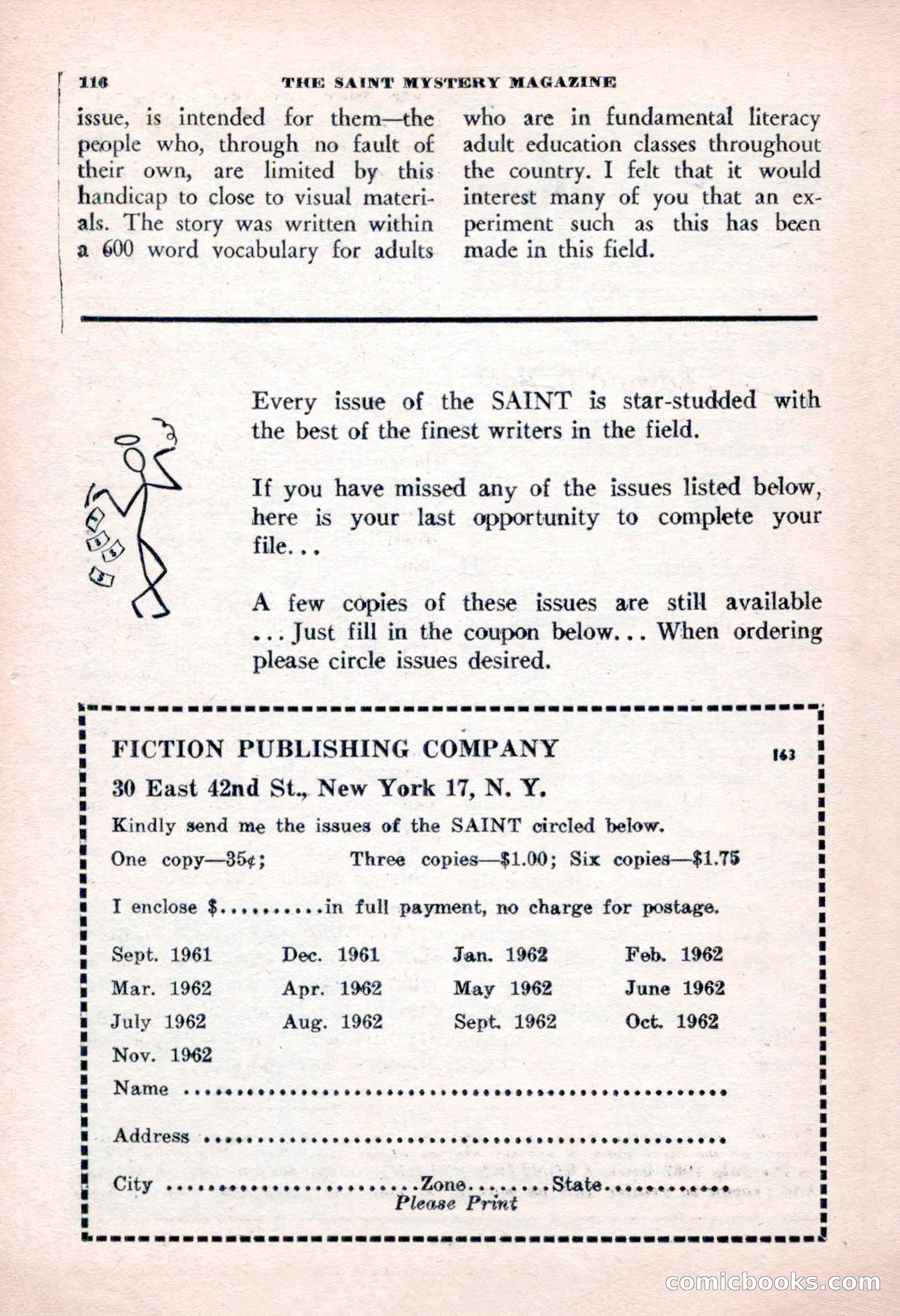 The Saint Mystery Magazine, January 1963 — page 118 of 132