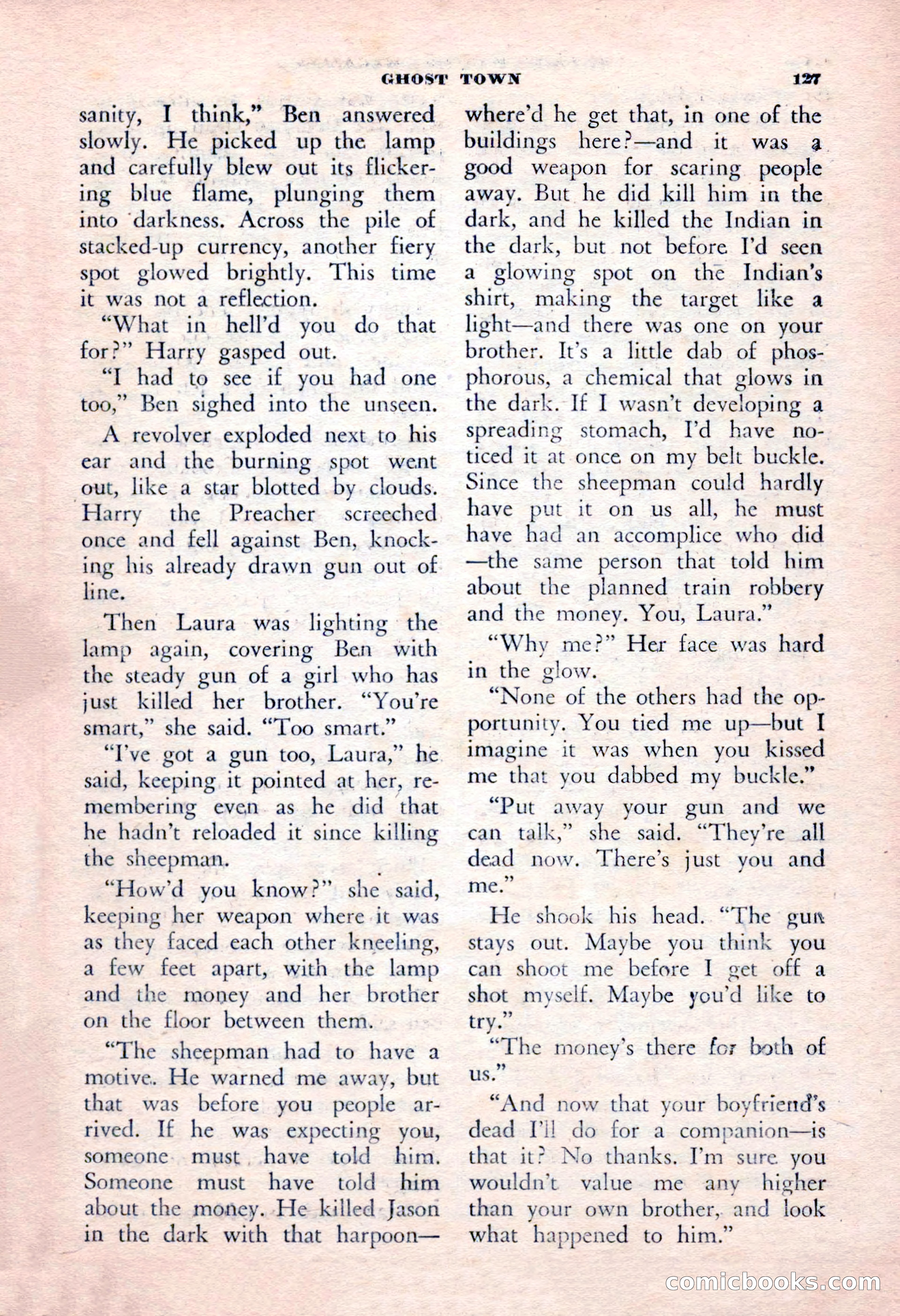 The Saint Mystery Magazine, January 1963 — page 129 of 132