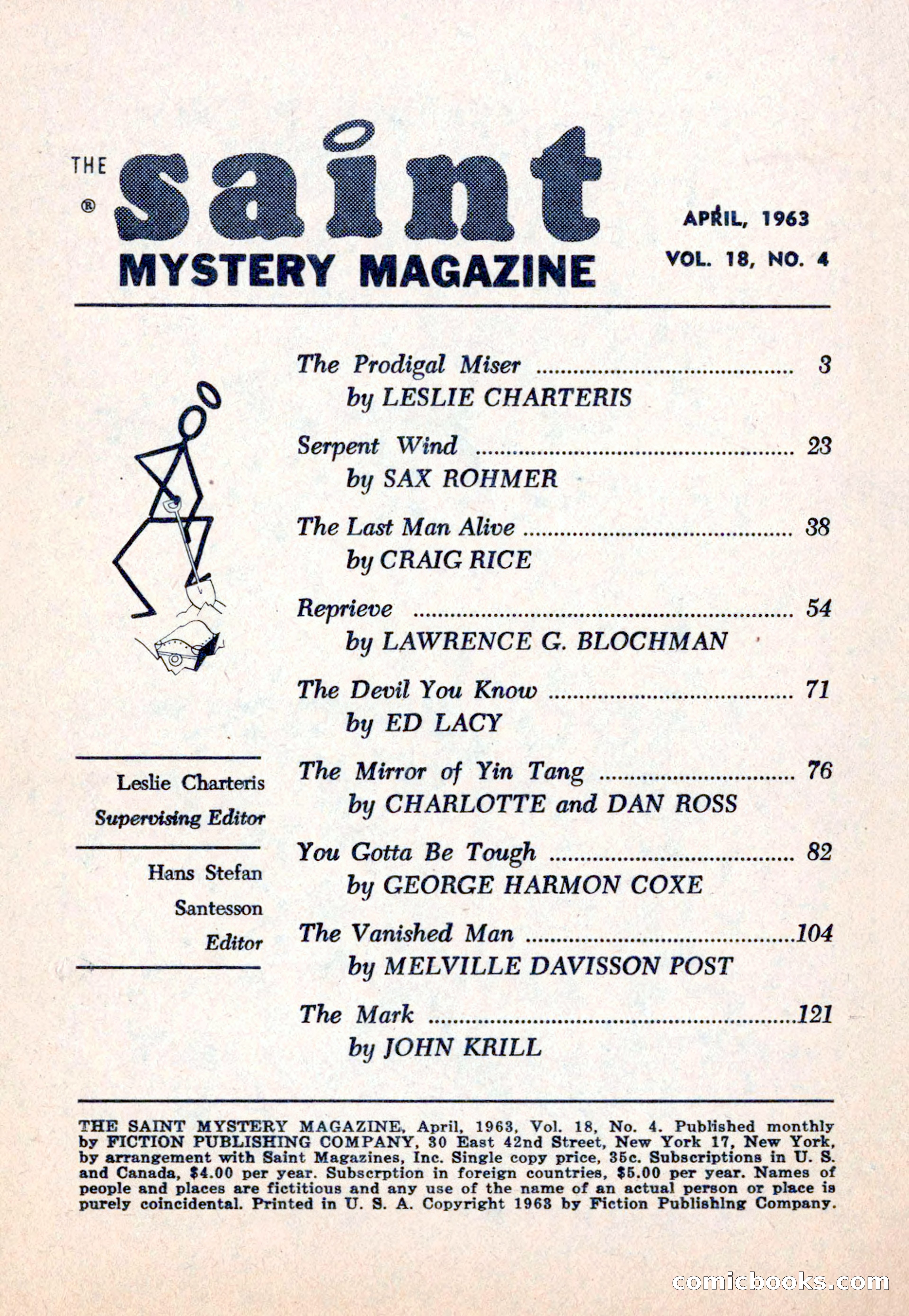 The Saint Mystery Magazine — page 3 of 132