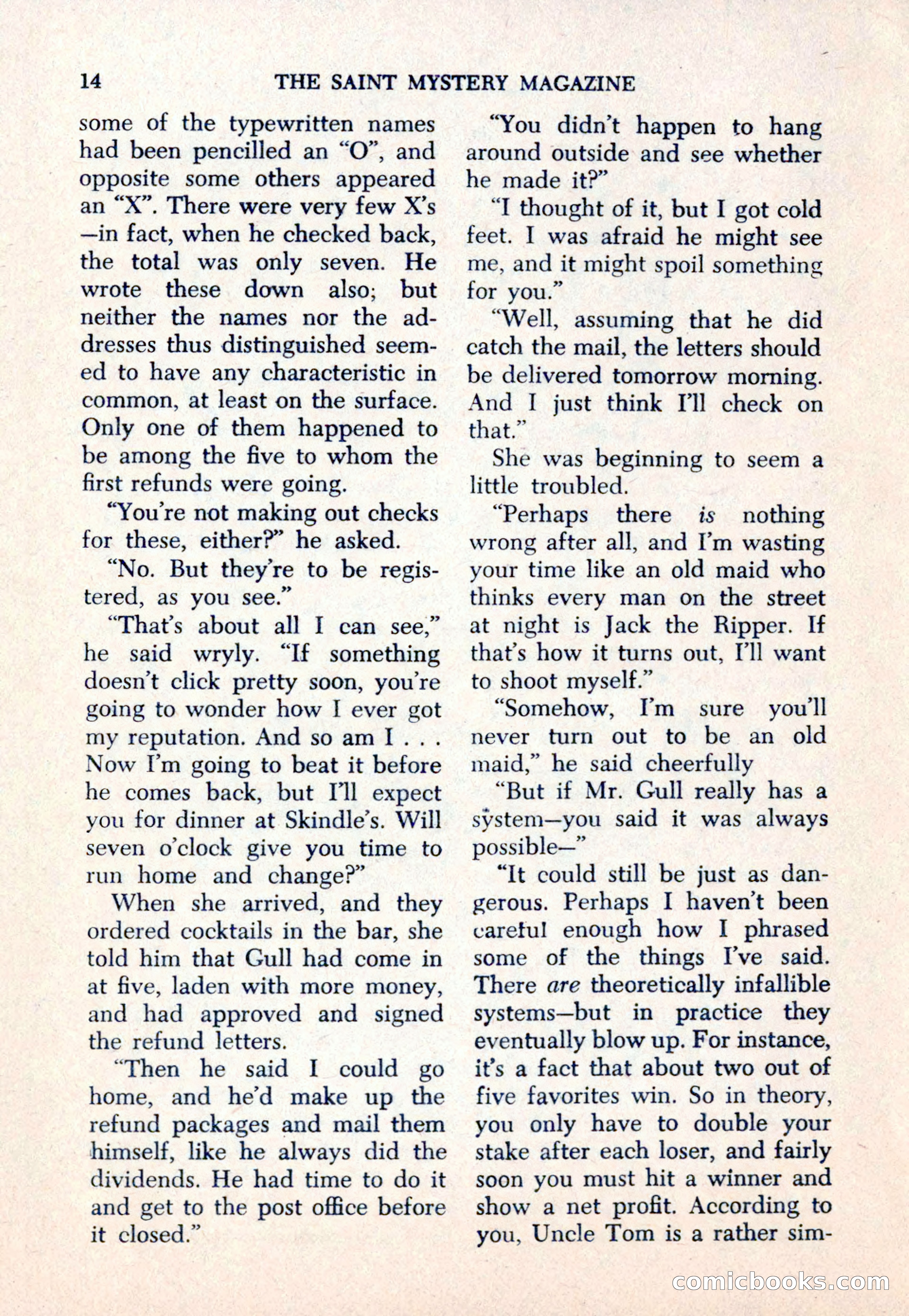 The Saint Mystery Magazine — page 16 of 132