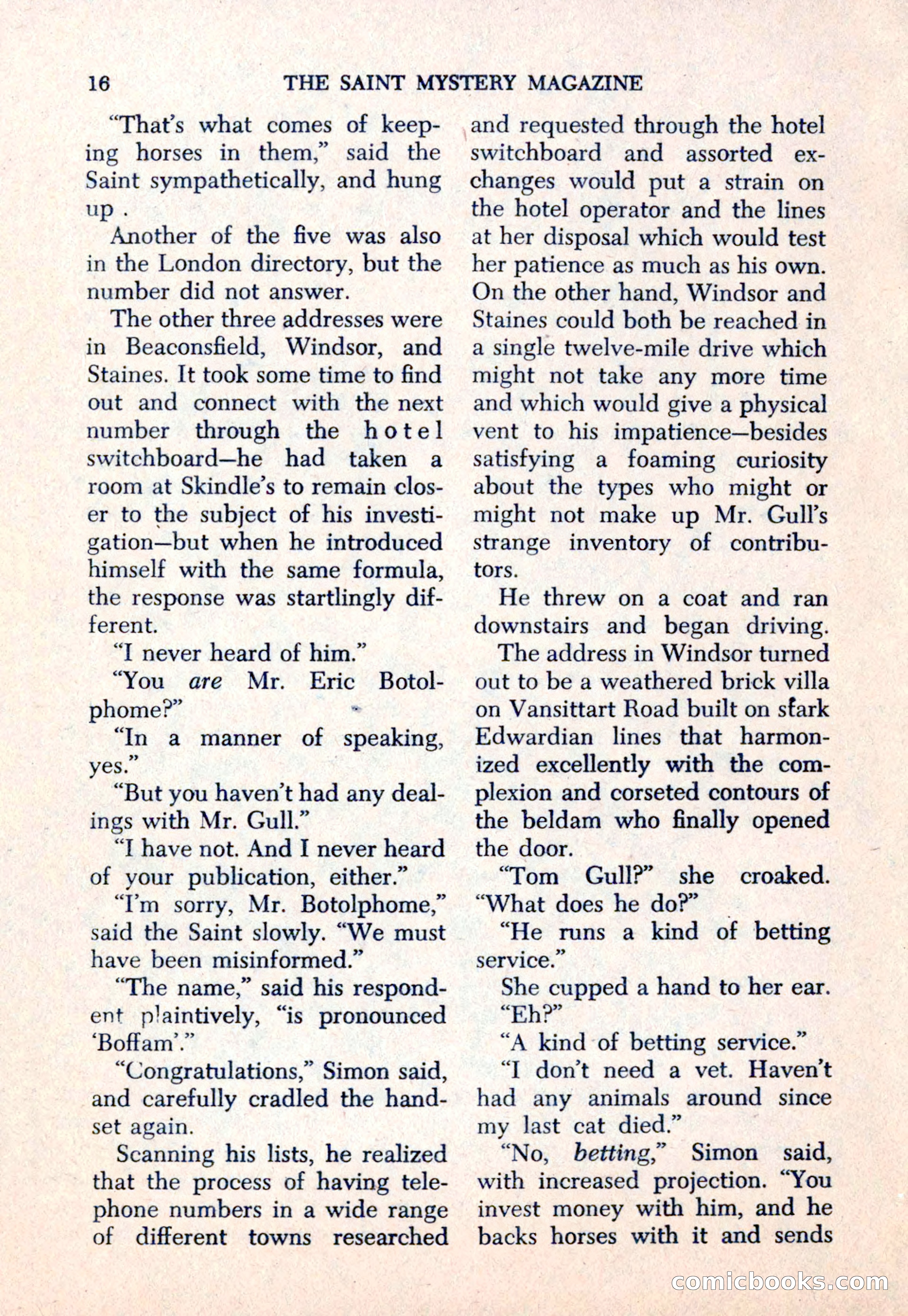 The Saint Mystery Magazine — page 18 of 132