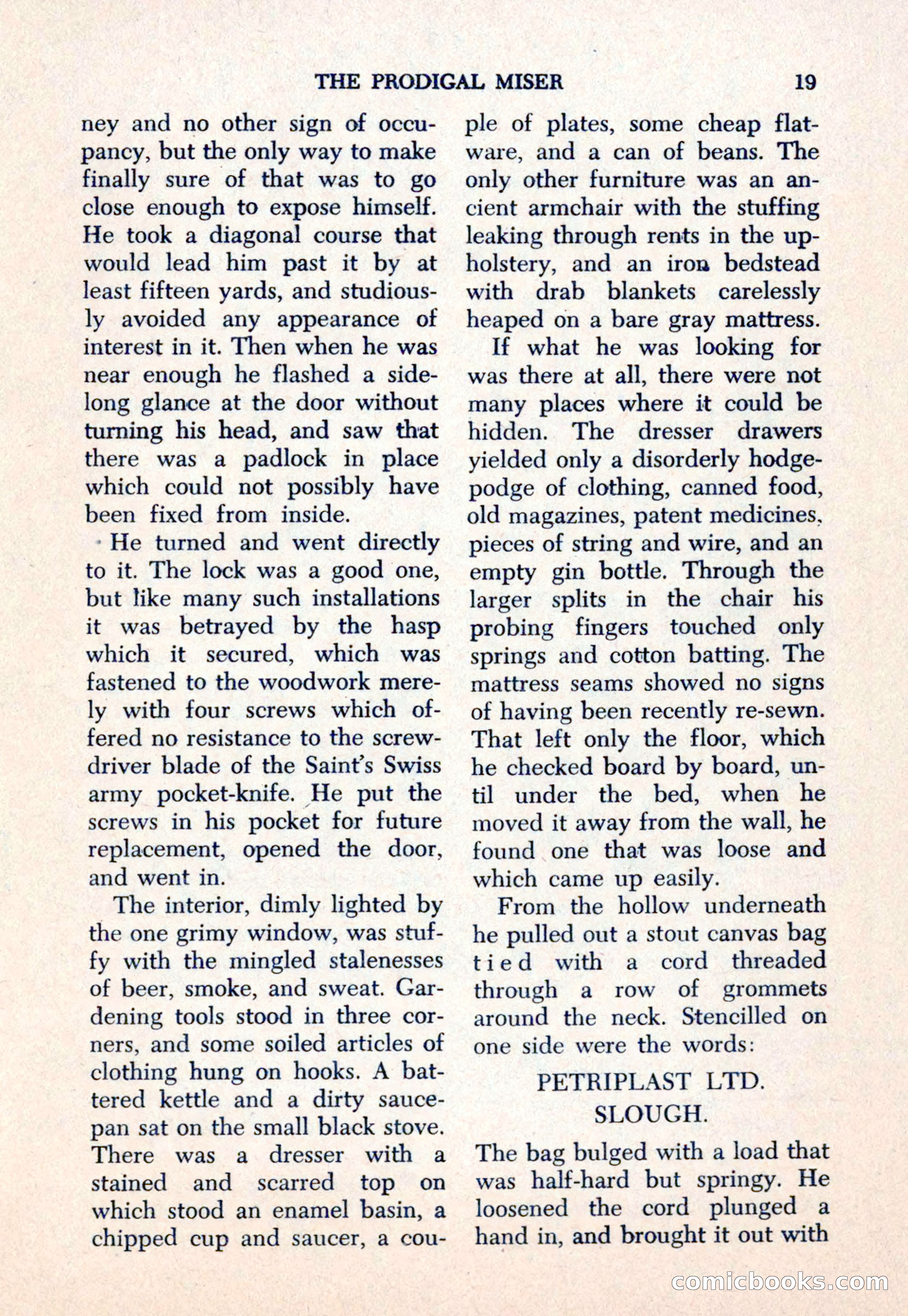 The Saint Mystery Magazine — page 21 of 132