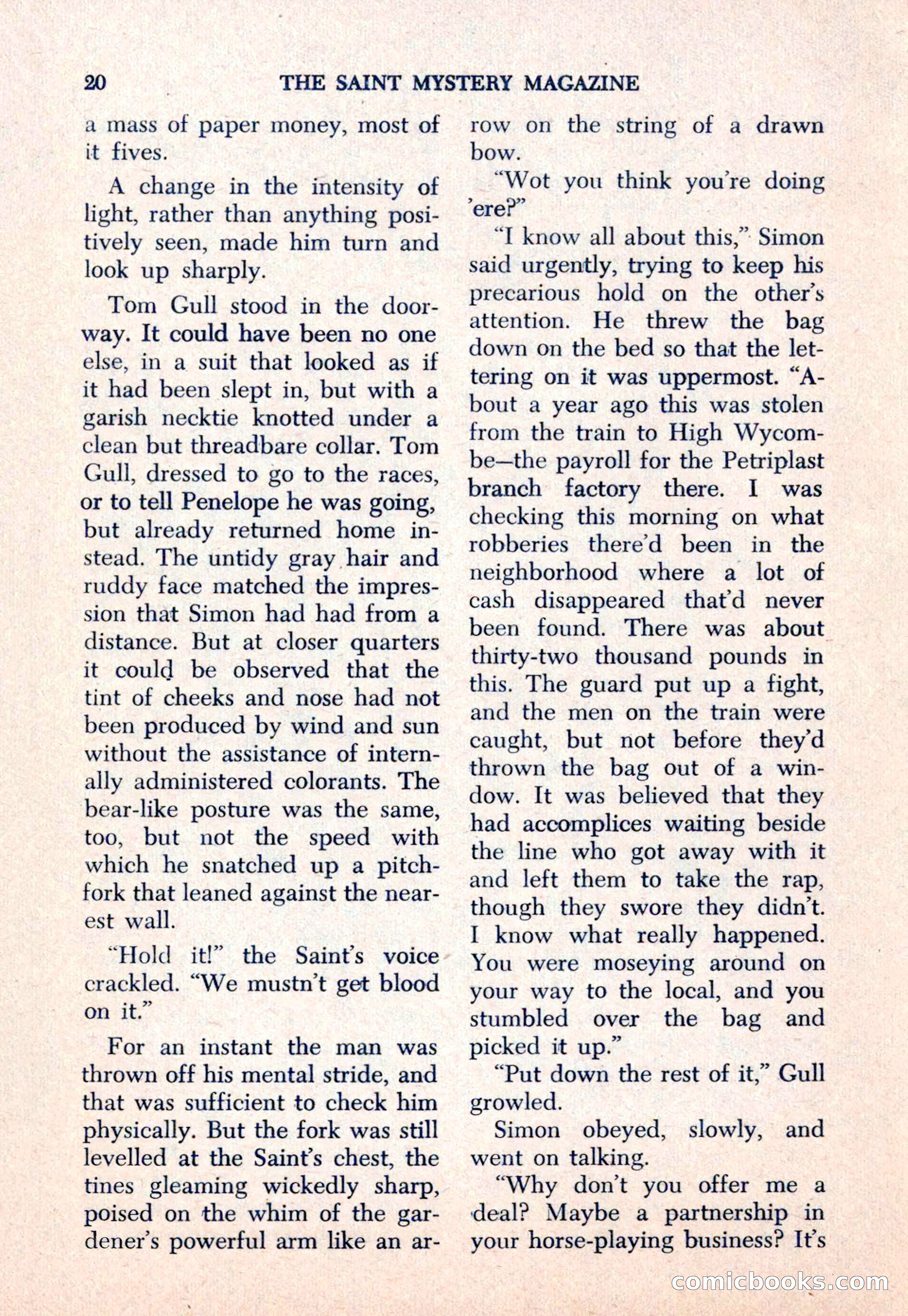 The Saint Mystery Magazine — page 22 of 132