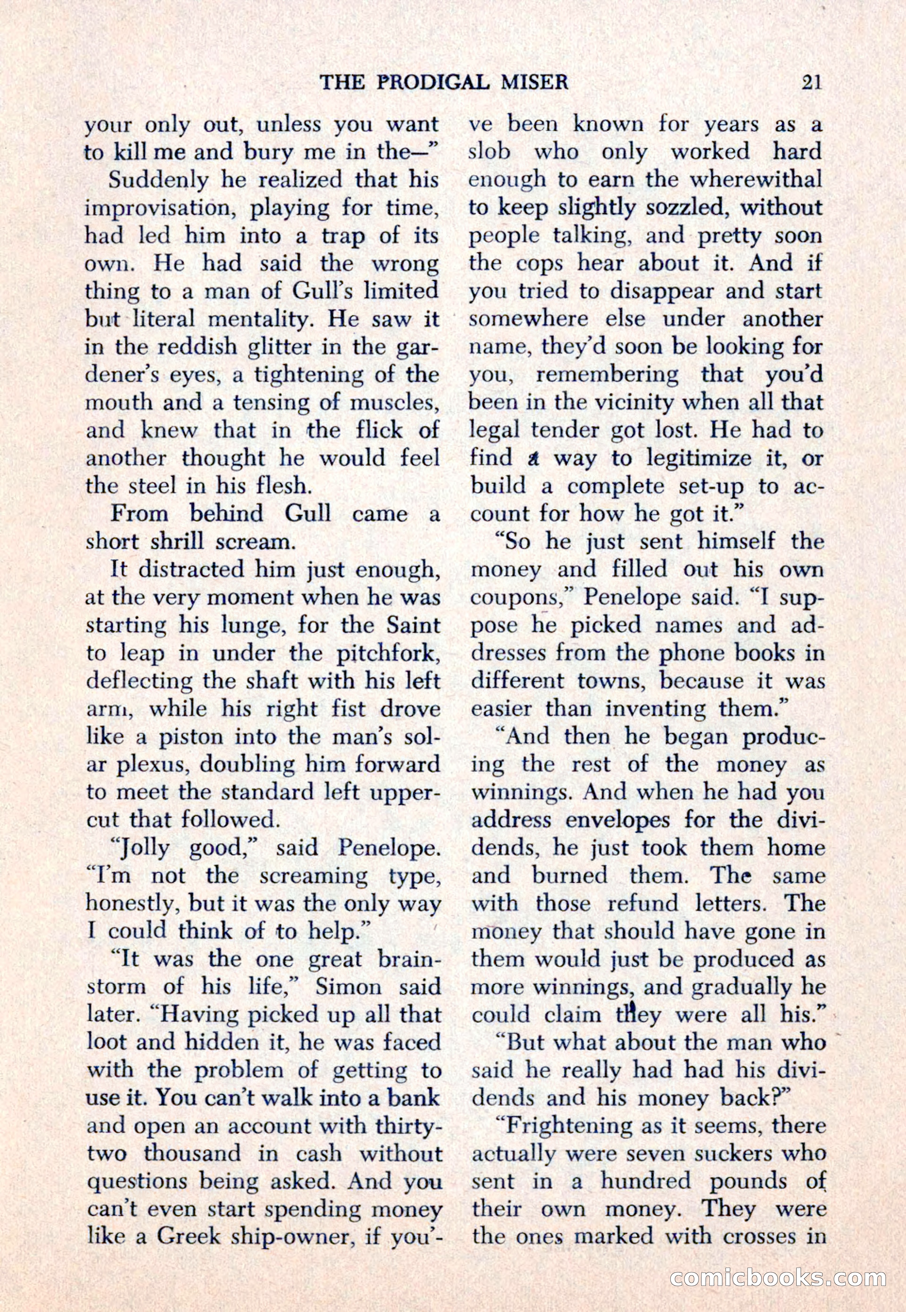 The Saint Mystery Magazine — page 23 of 132