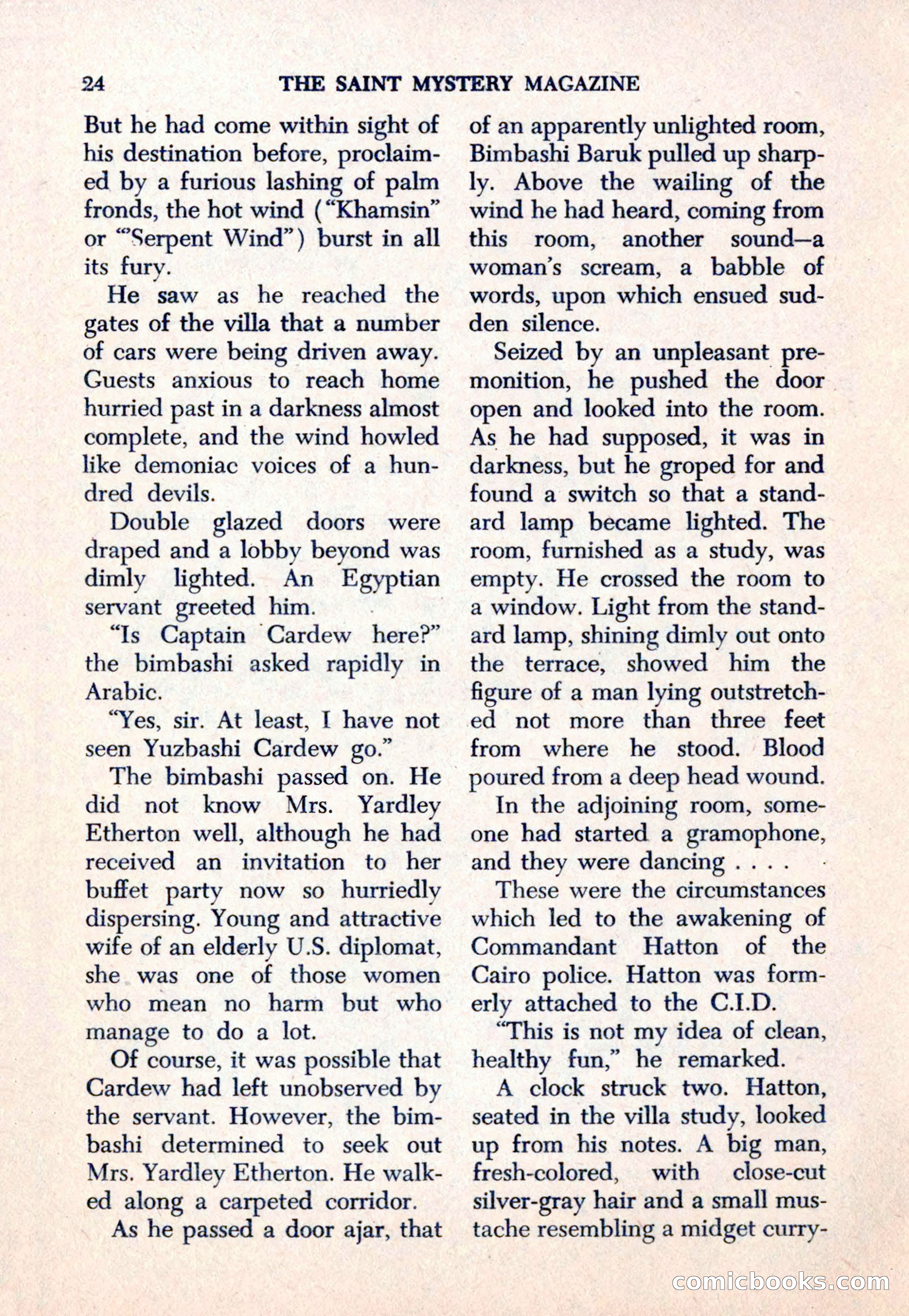 The Saint Mystery Magazine — page 26 of 132