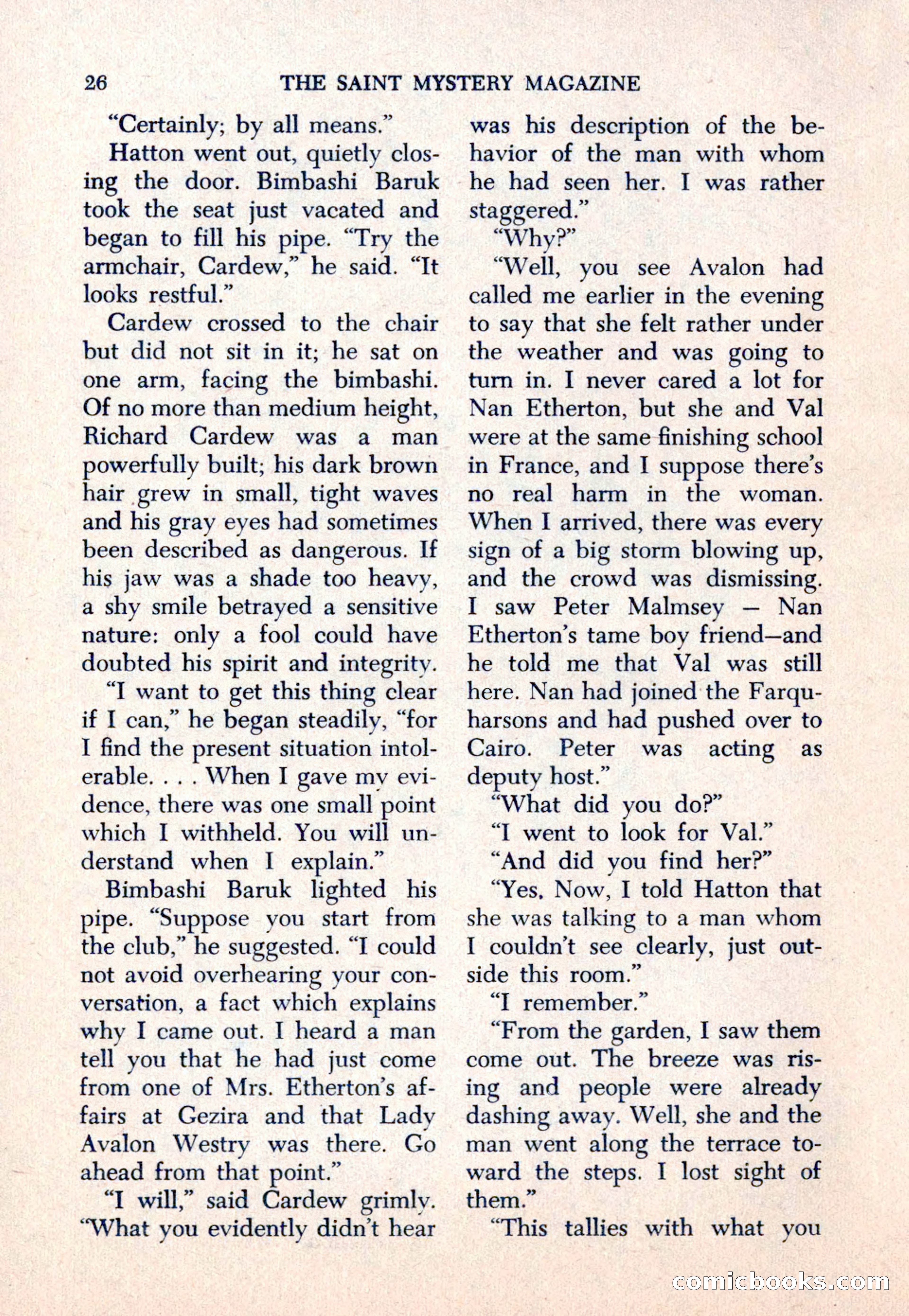 The Saint Mystery Magazine — page 28 of 132