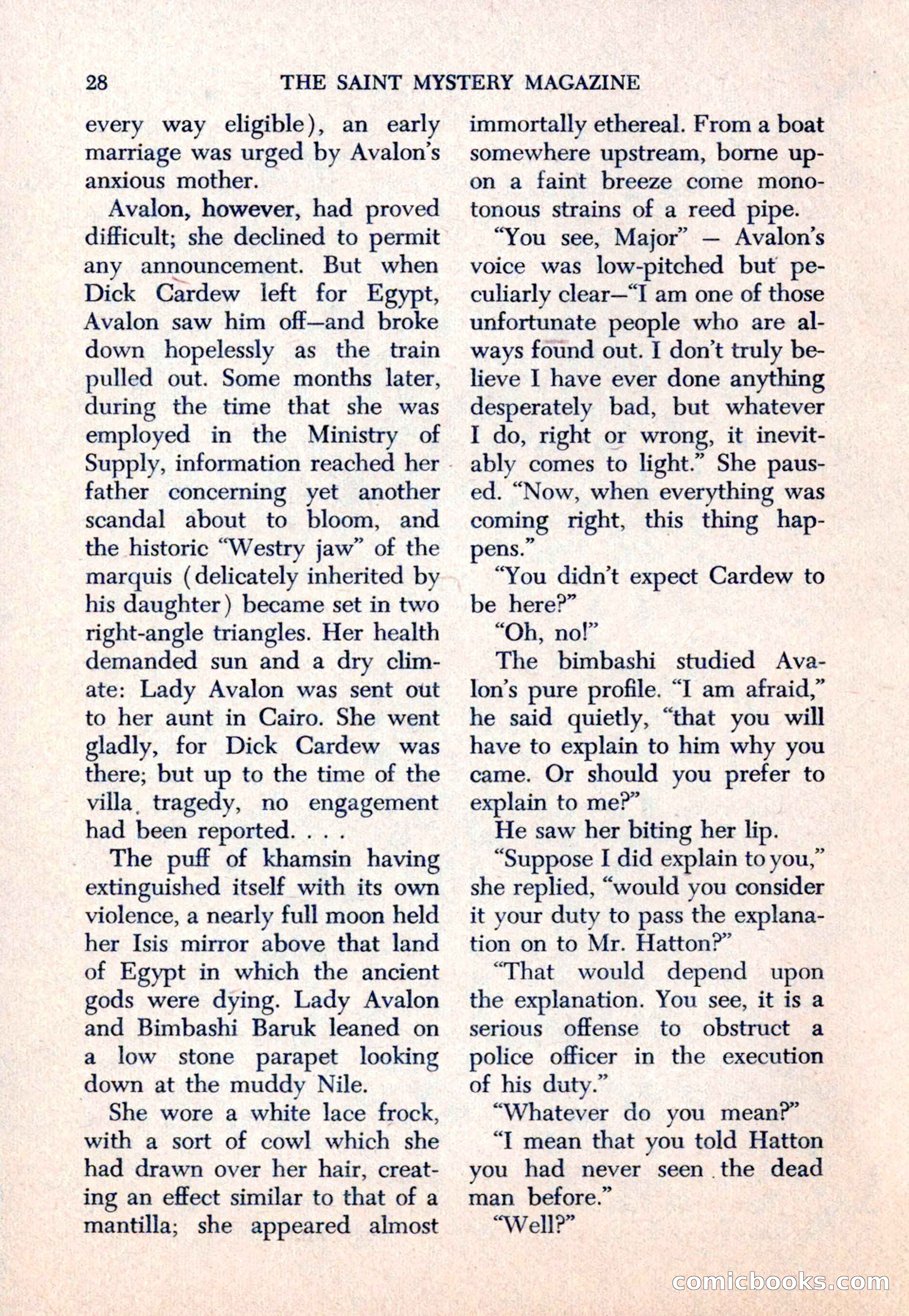 The Saint Mystery Magazine — page 30 of 132