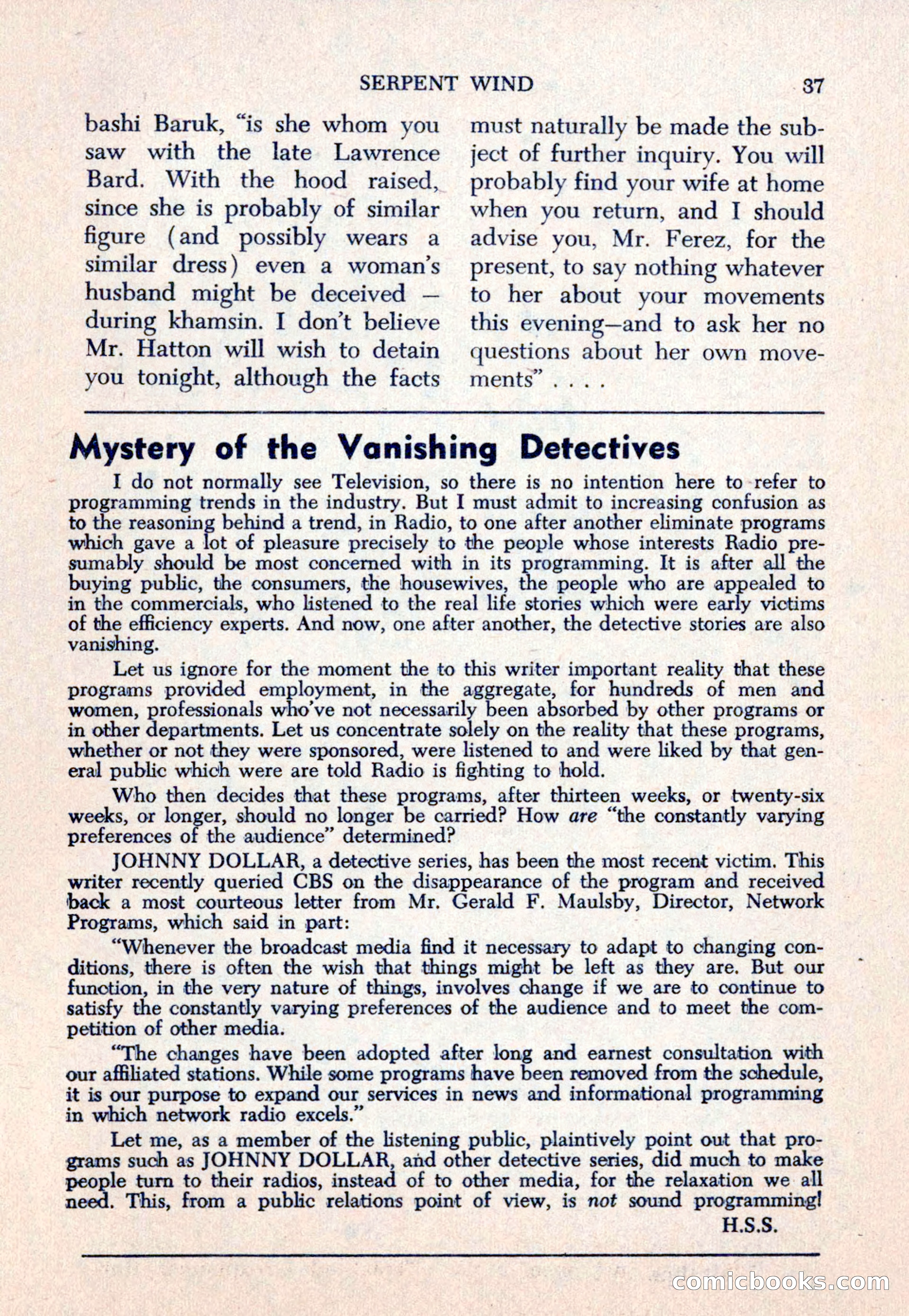 The Saint Mystery Magazine — page 39 of 132