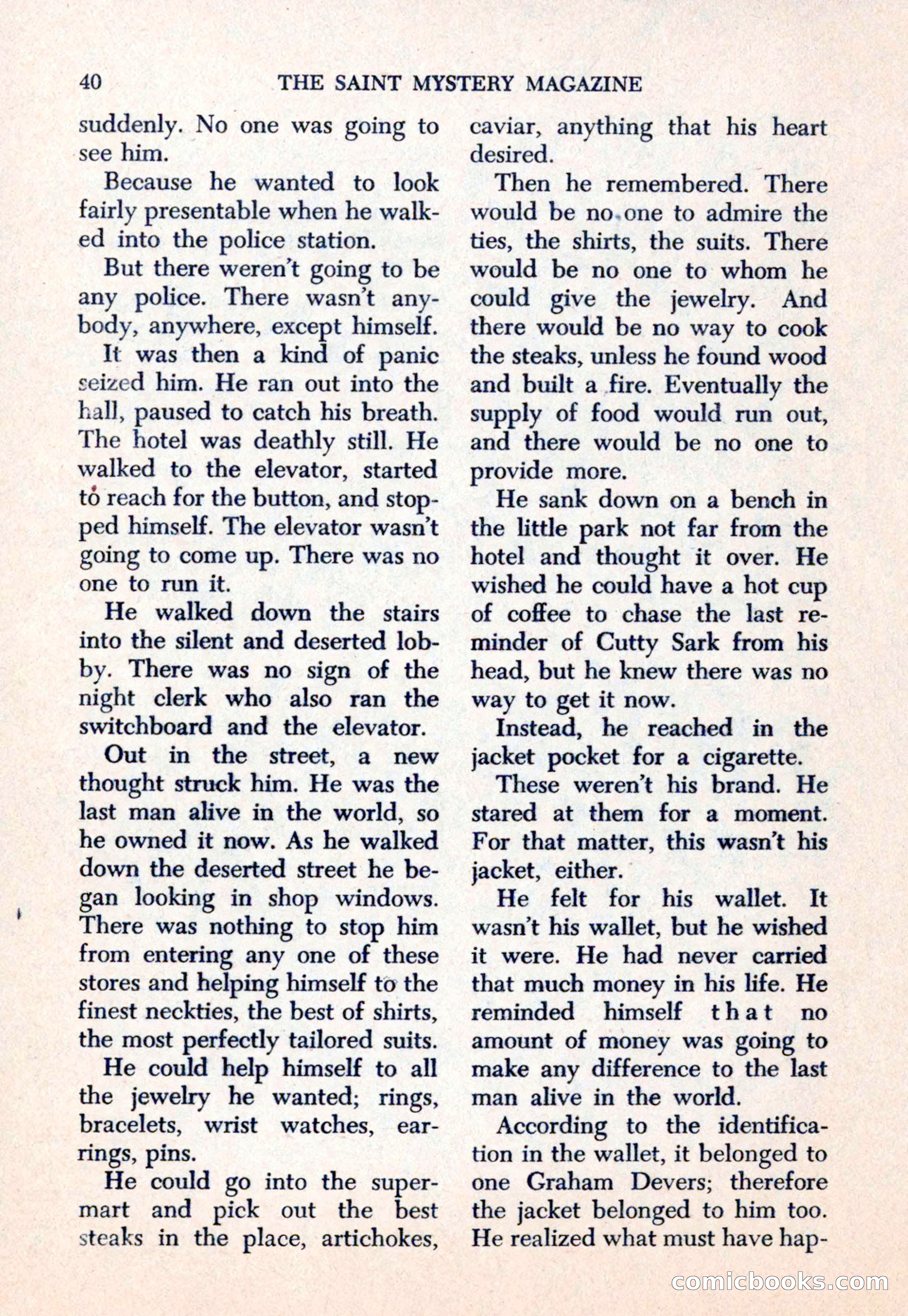 The Saint Mystery Magazine — page 42 of 132
