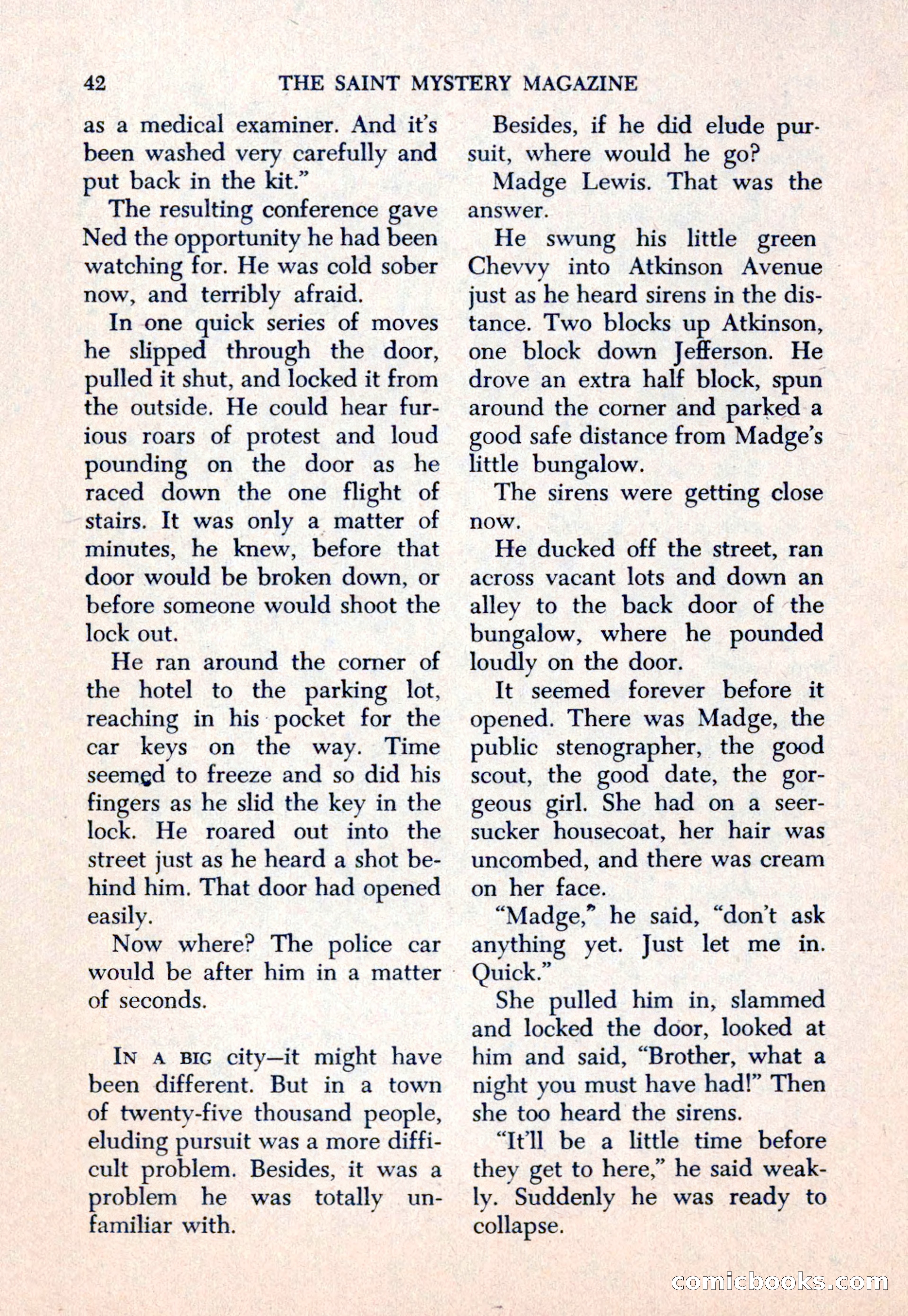 The Saint Mystery Magazine — page 44 of 132