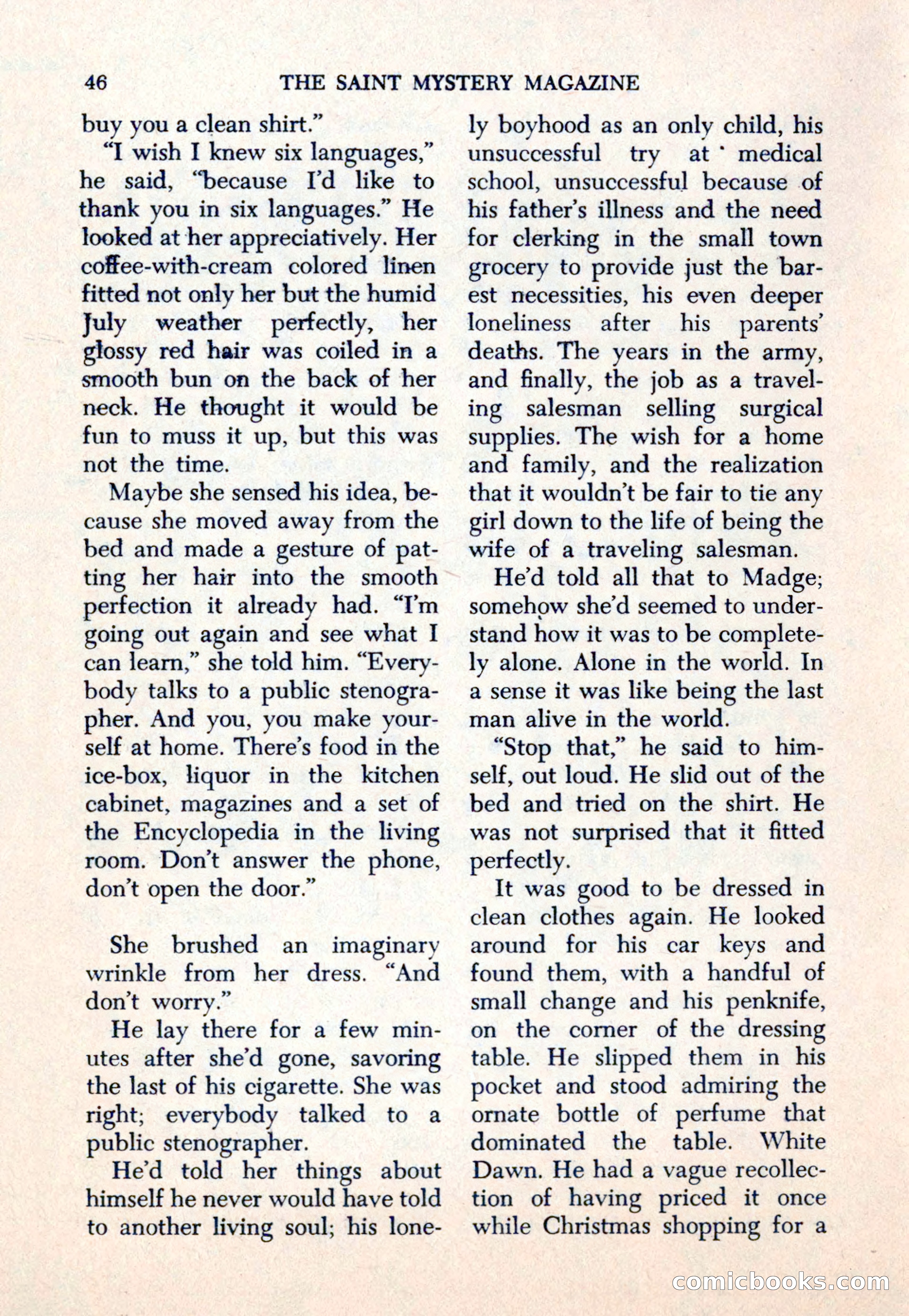 The Saint Mystery Magazine — page 48 of 132