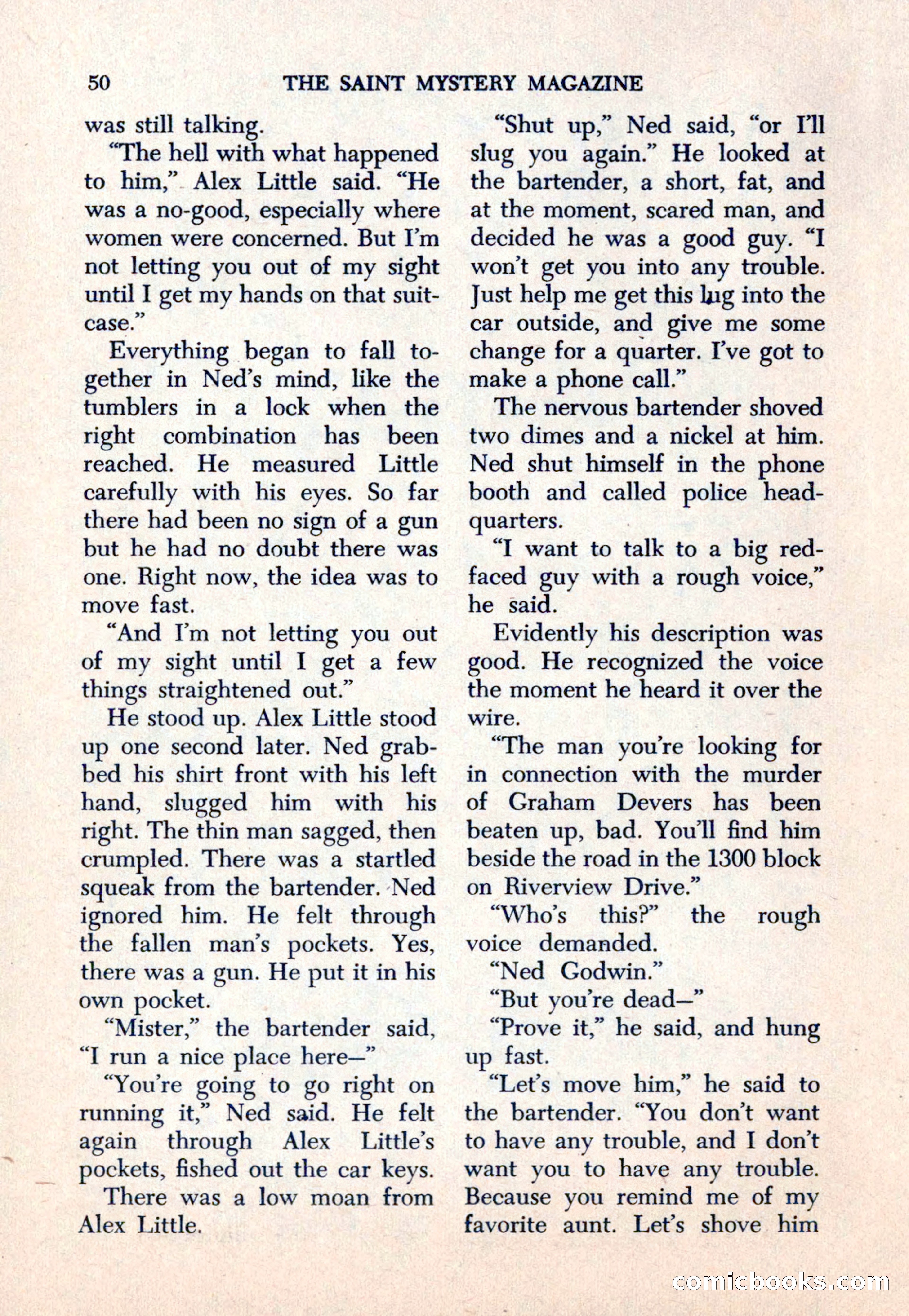 The Saint Mystery Magazine — page 52 of 132