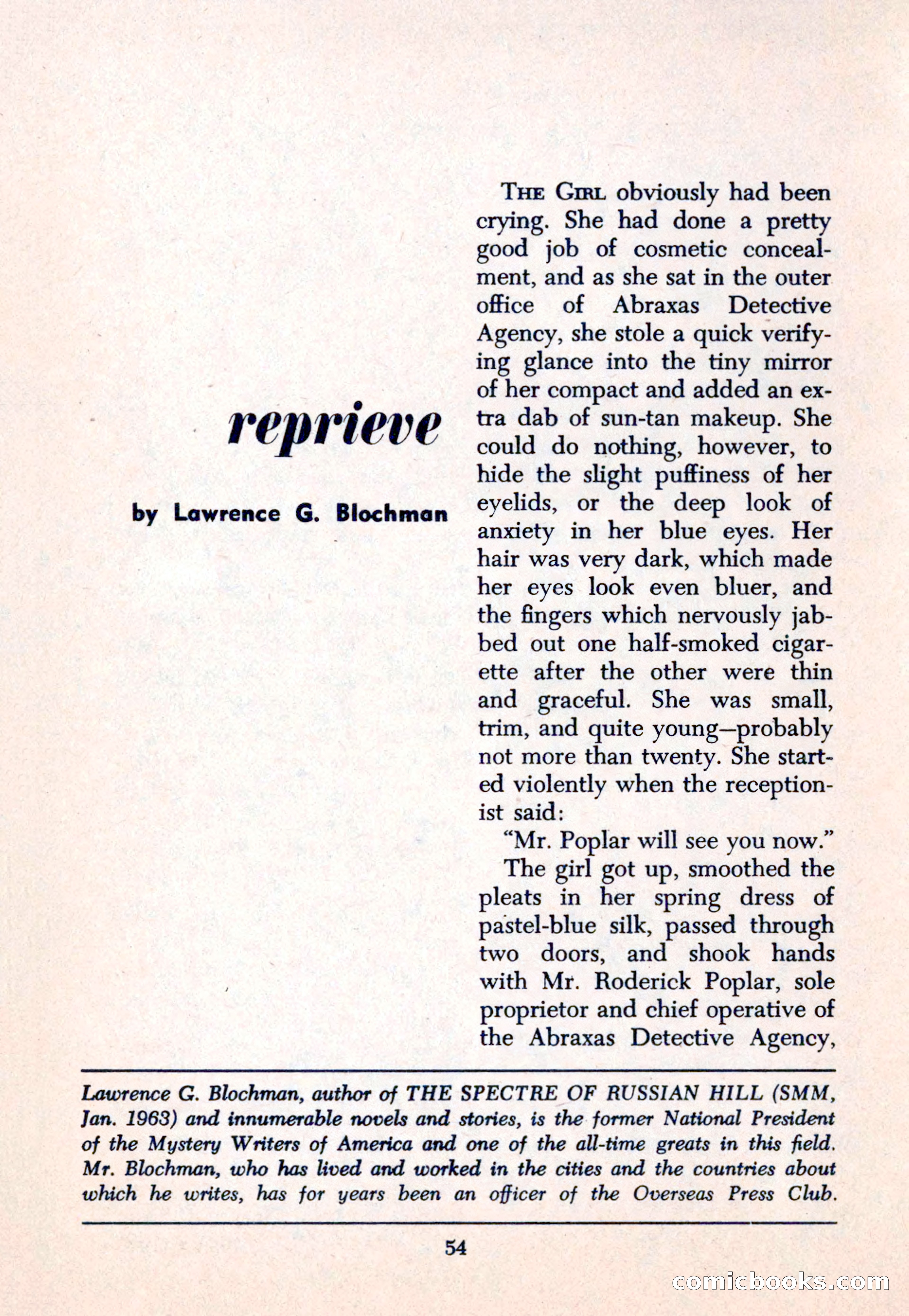 The Saint Mystery Magazine — page 56 of 132
