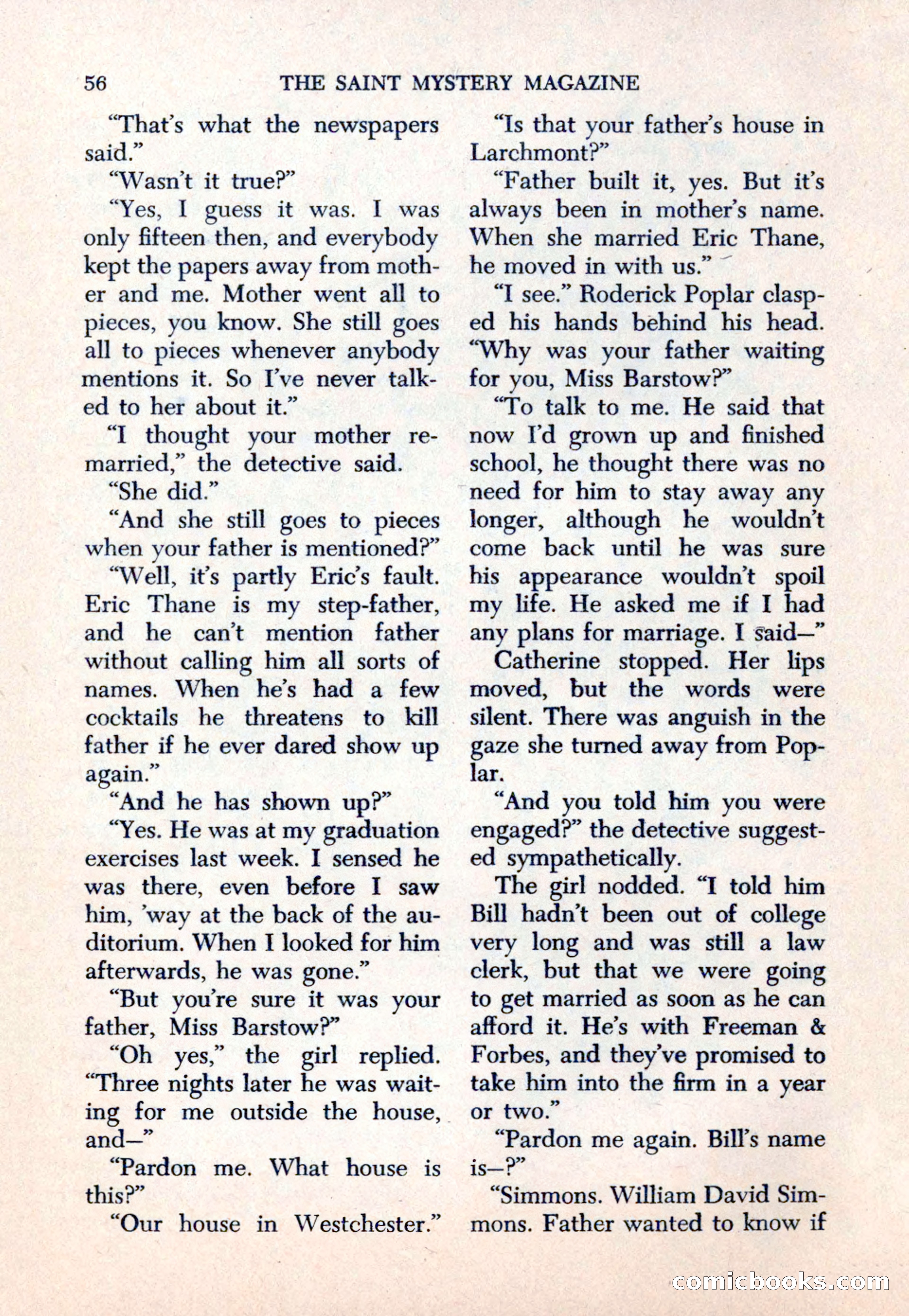 The Saint Mystery Magazine — page 58 of 132