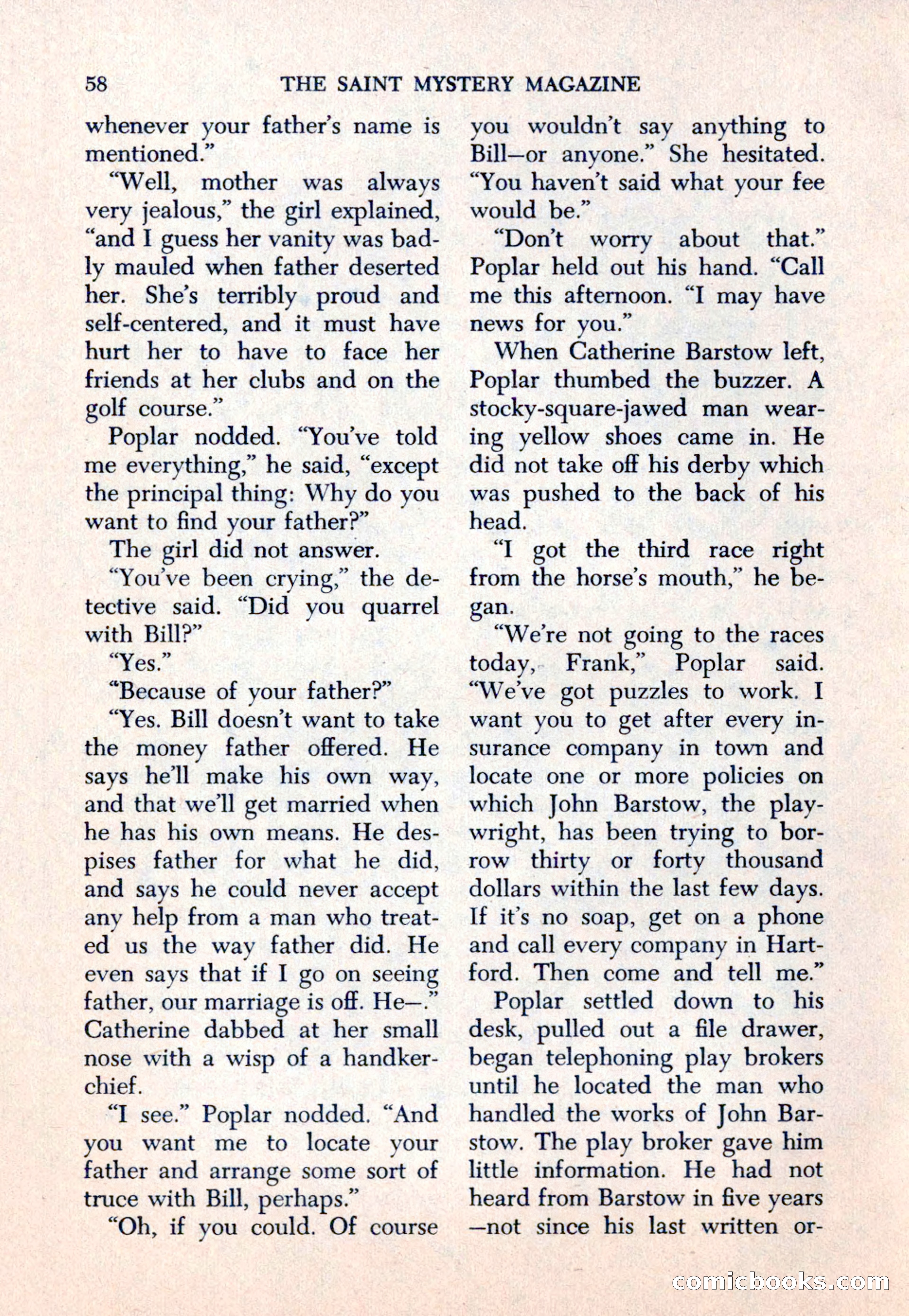 The Saint Mystery Magazine — page 60 of 132
