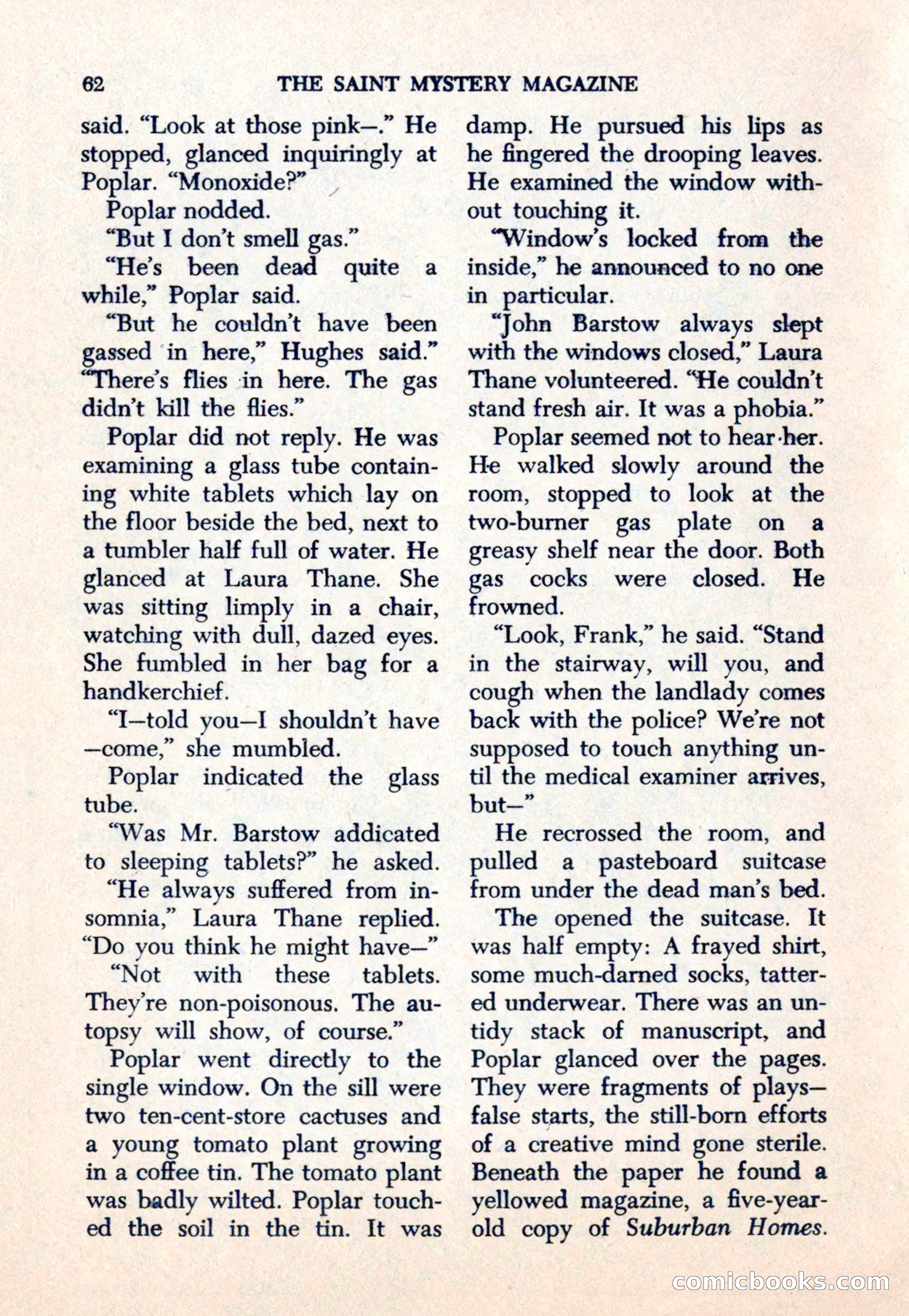 The Saint Mystery Magazine — page 64 of 132