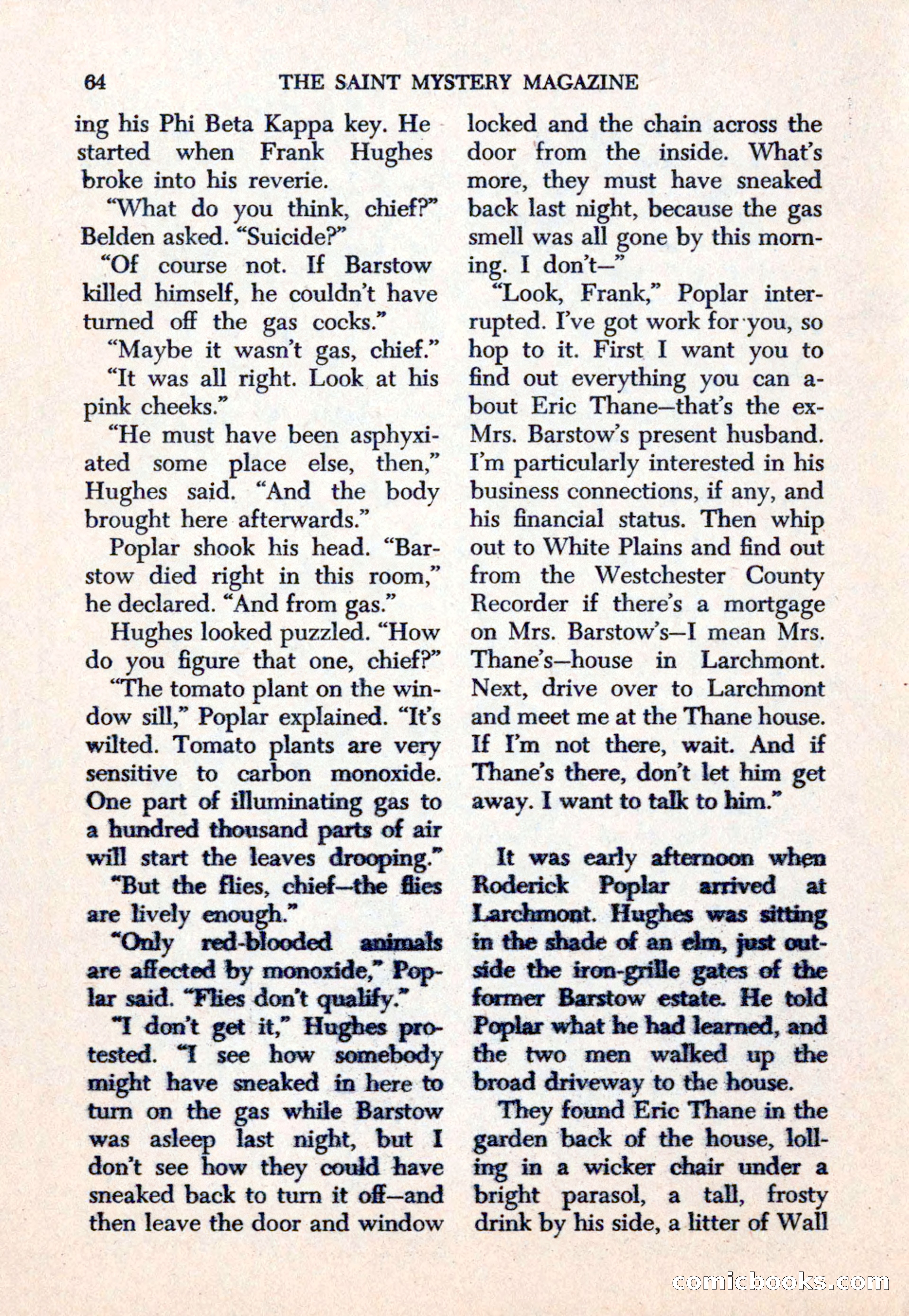 The Saint Mystery Magazine — page 66 of 132