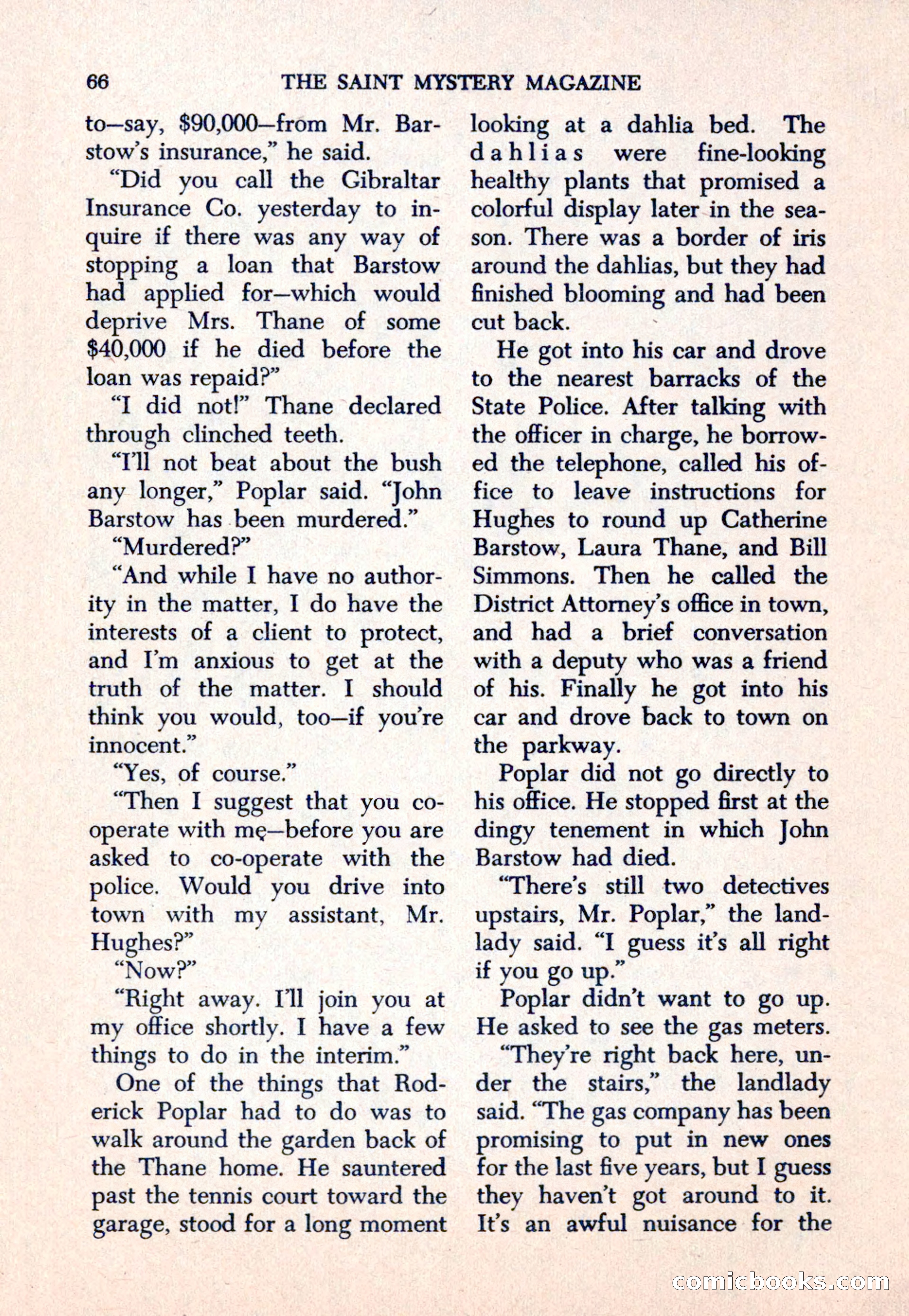 The Saint Mystery Magazine — page 68 of 132