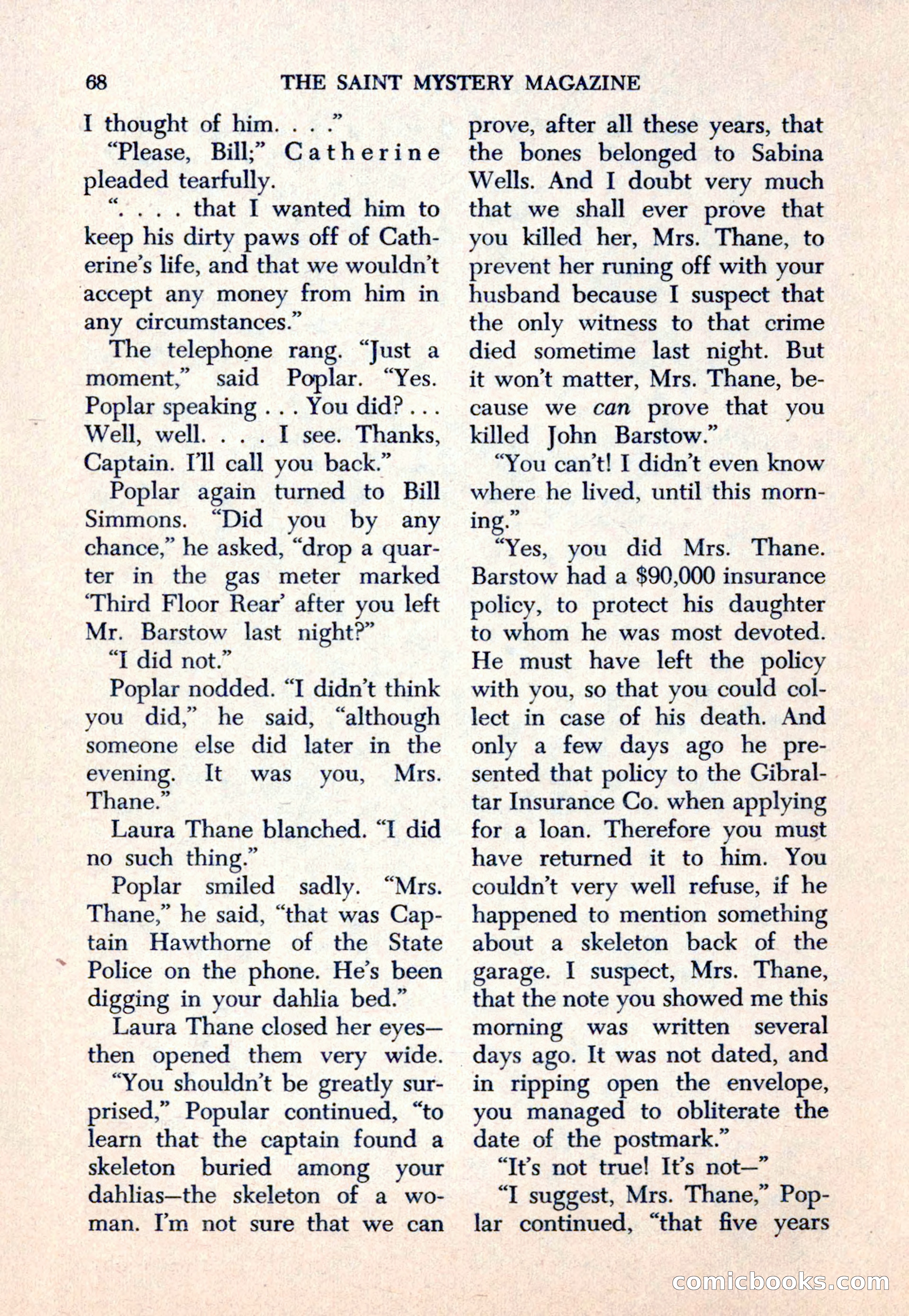The Saint Mystery Magazine — page 70 of 132