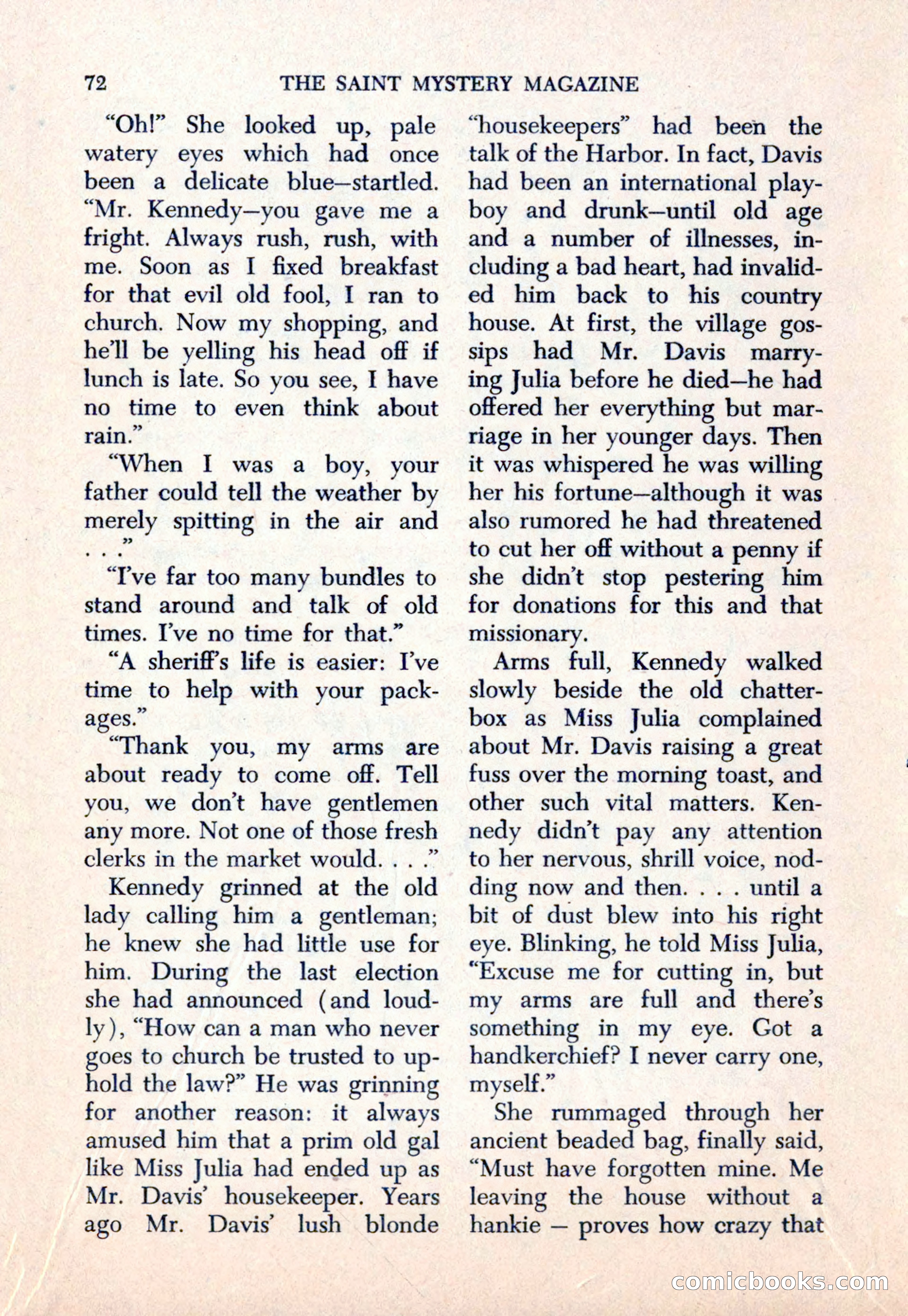 The Saint Mystery Magazine — page 74 of 132