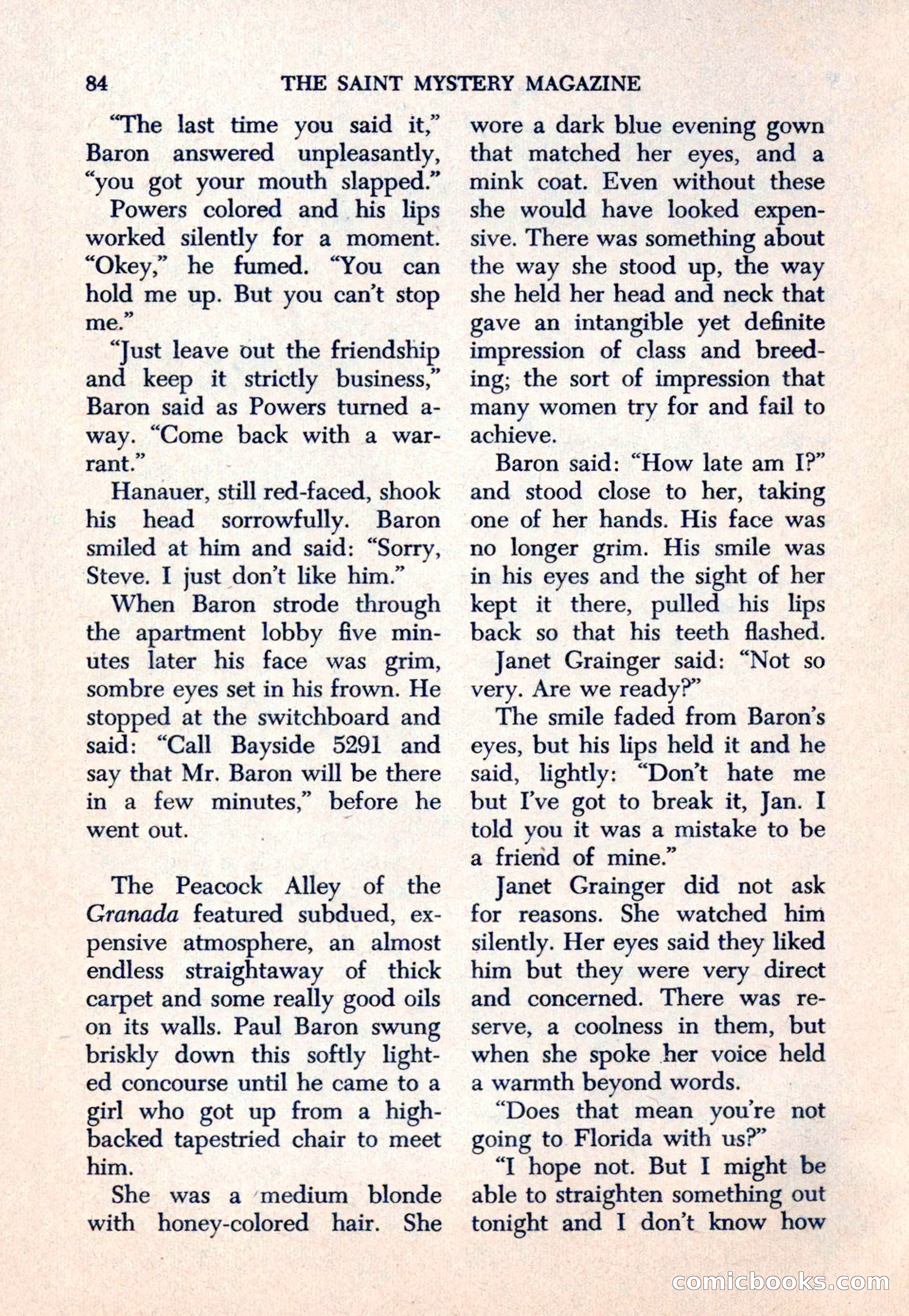 The Saint Mystery Magazine — page 86 of 132