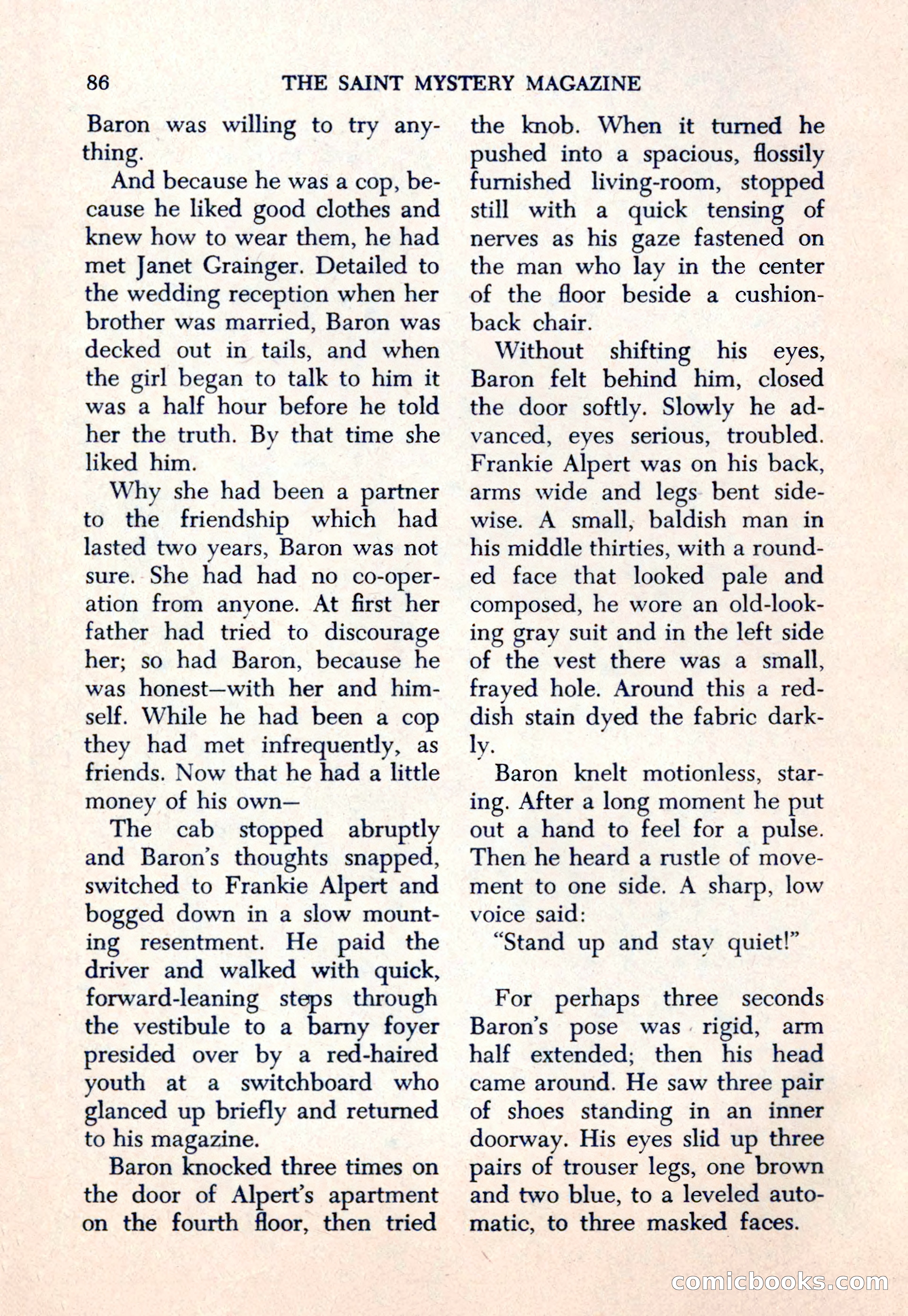 The Saint Mystery Magazine — page 88 of 132